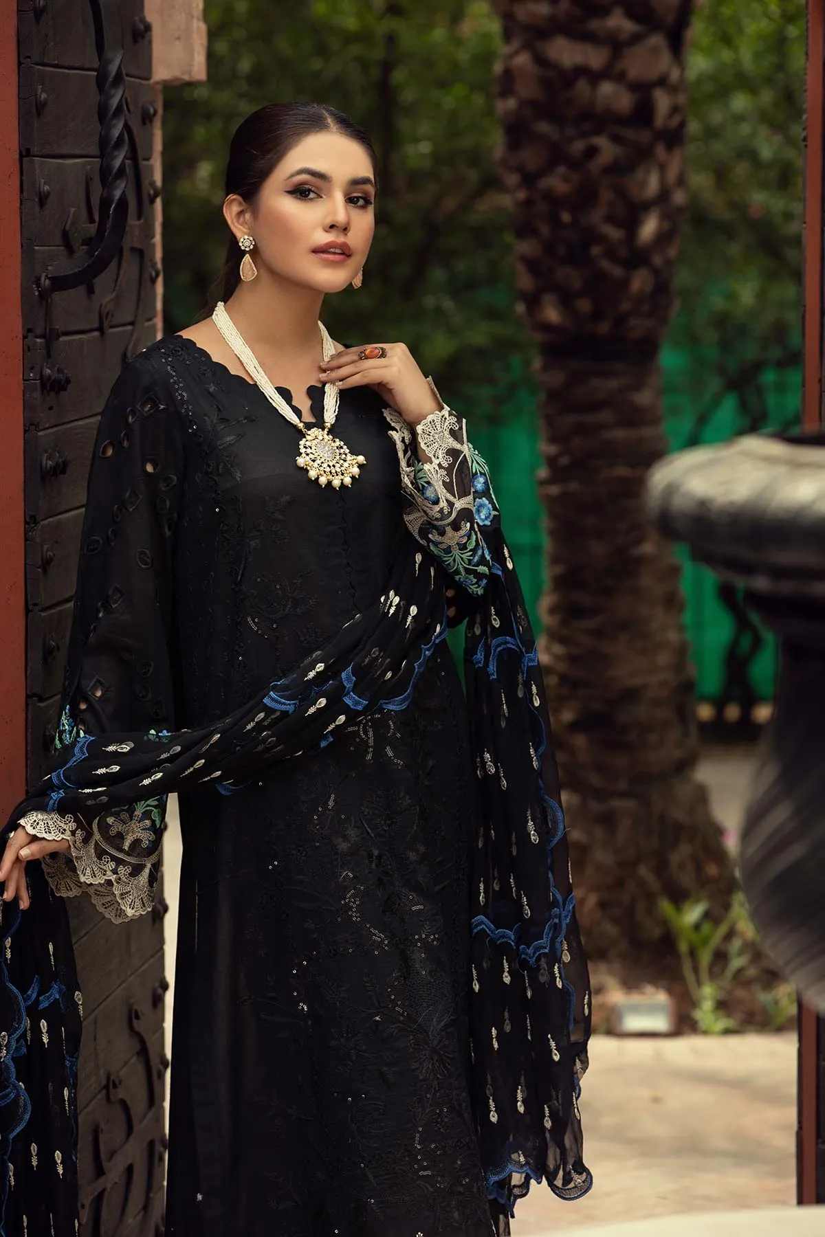 3-Pc Embroidered Unstitched Signature Eid Collection ED-02