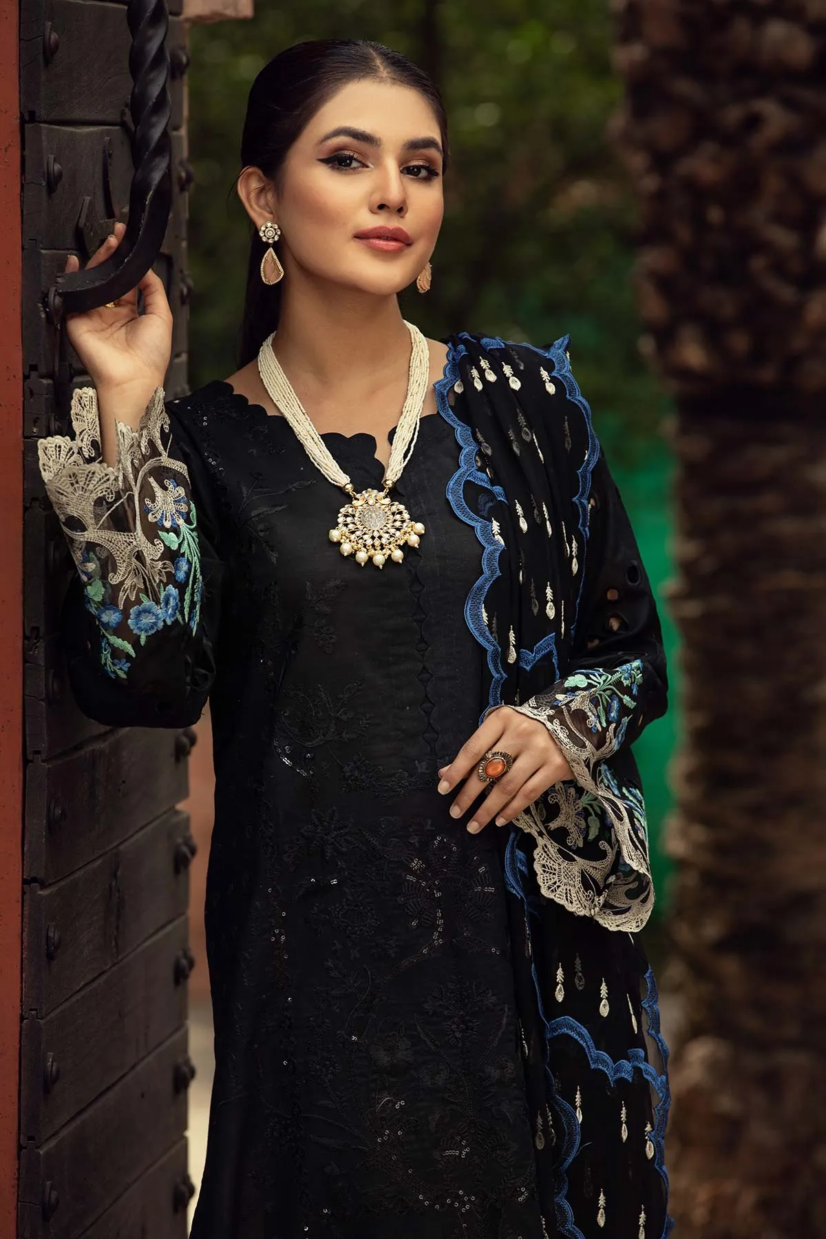 3-Pc Embroidered Unstitched Signature Eid Collection ED-02