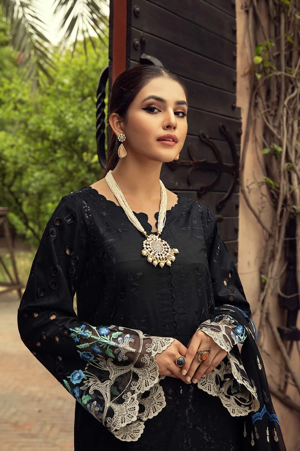 3-Pc Embroidered Unstitched Signature Eid Collection ED-02