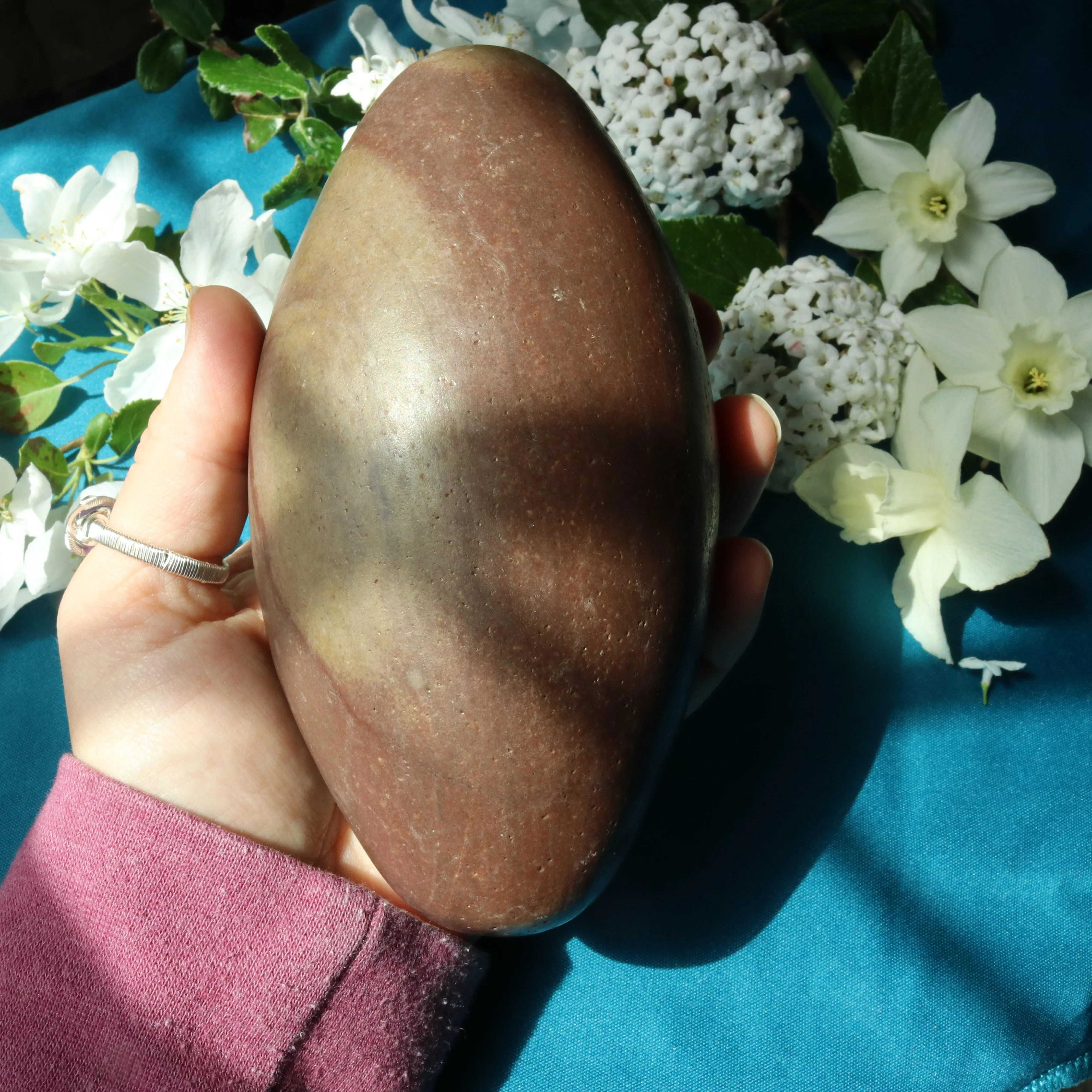 6 inch Shiva Lingham Stone ~ Powerful Root Chakra Grounding Energy