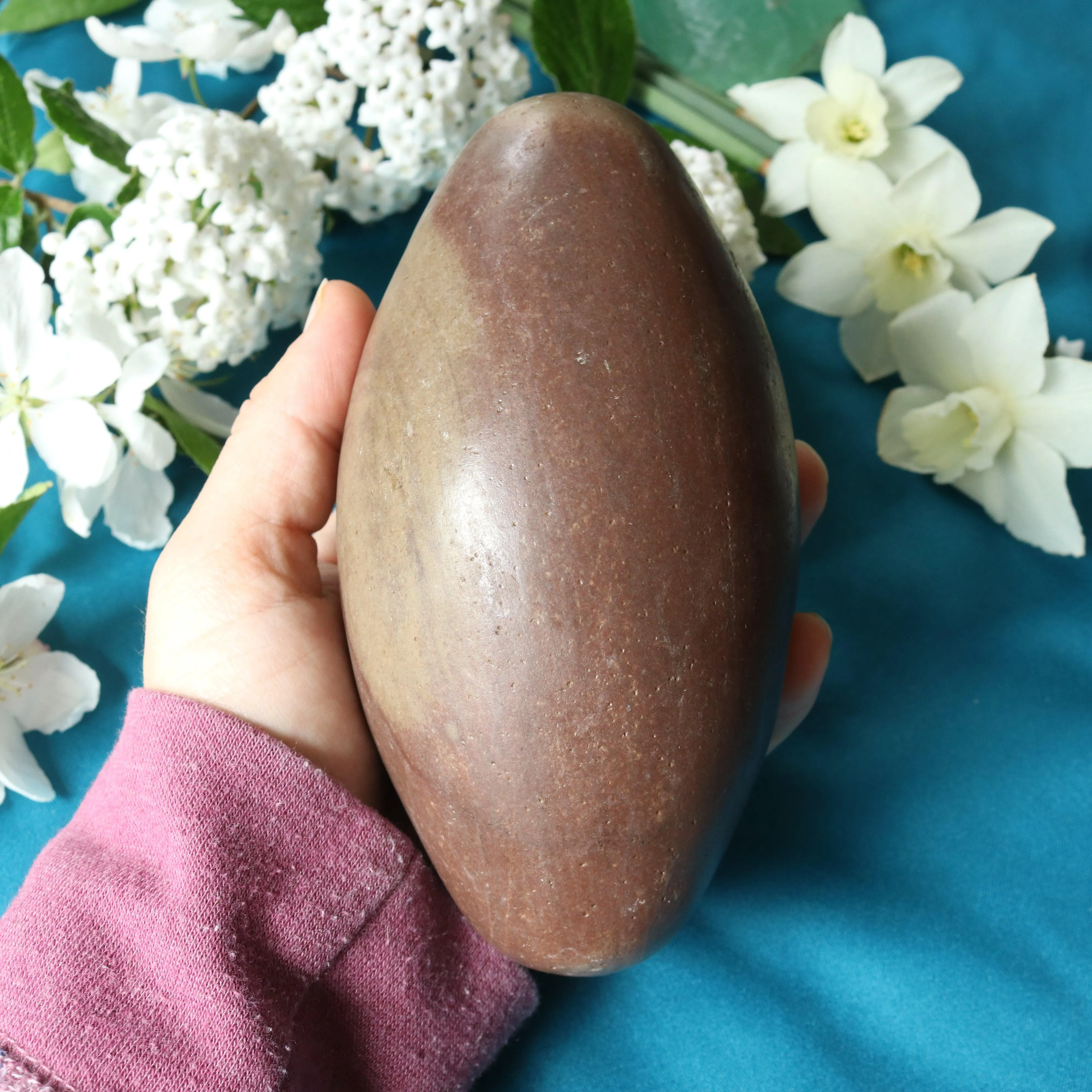 6 inch Shiva Lingham Stone ~ Powerful Root Chakra Grounding Energy