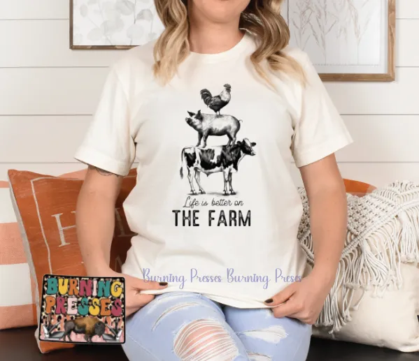 968 Life is better on The Farm DTF/Sublimation Transfer