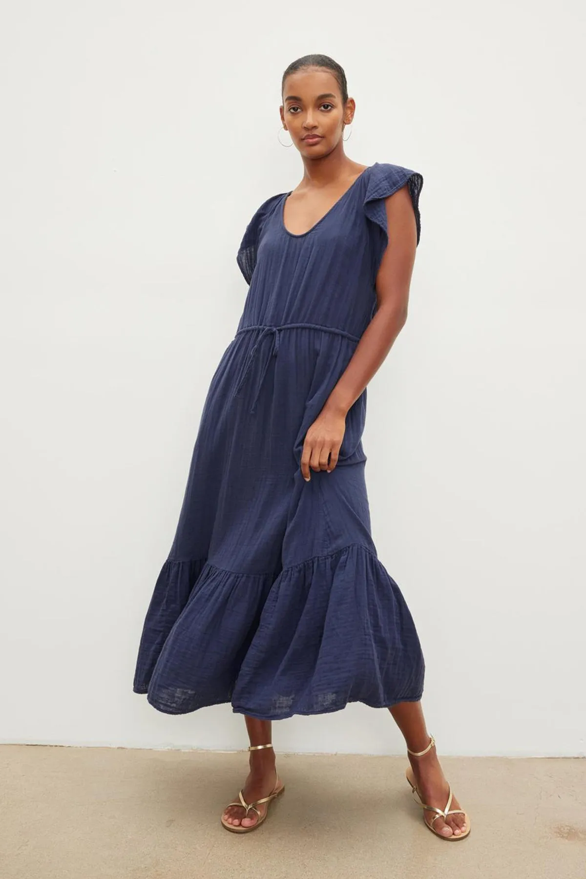 ADALYN COTTON GAUZE TIERED DRESS