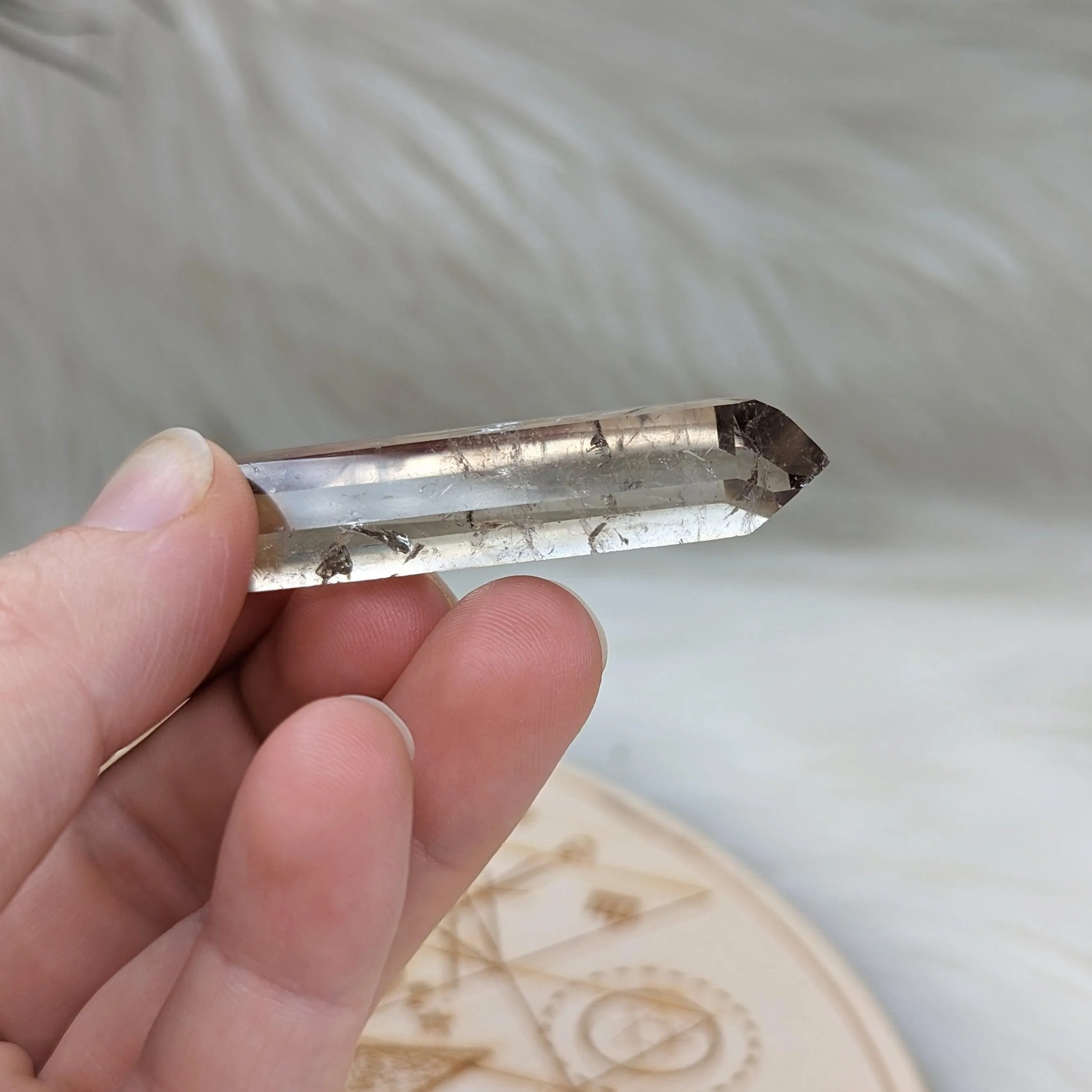 Amazingly Clear Smoky Quartz Mini Polished Point ~ Protective and Grounding Display Point ~