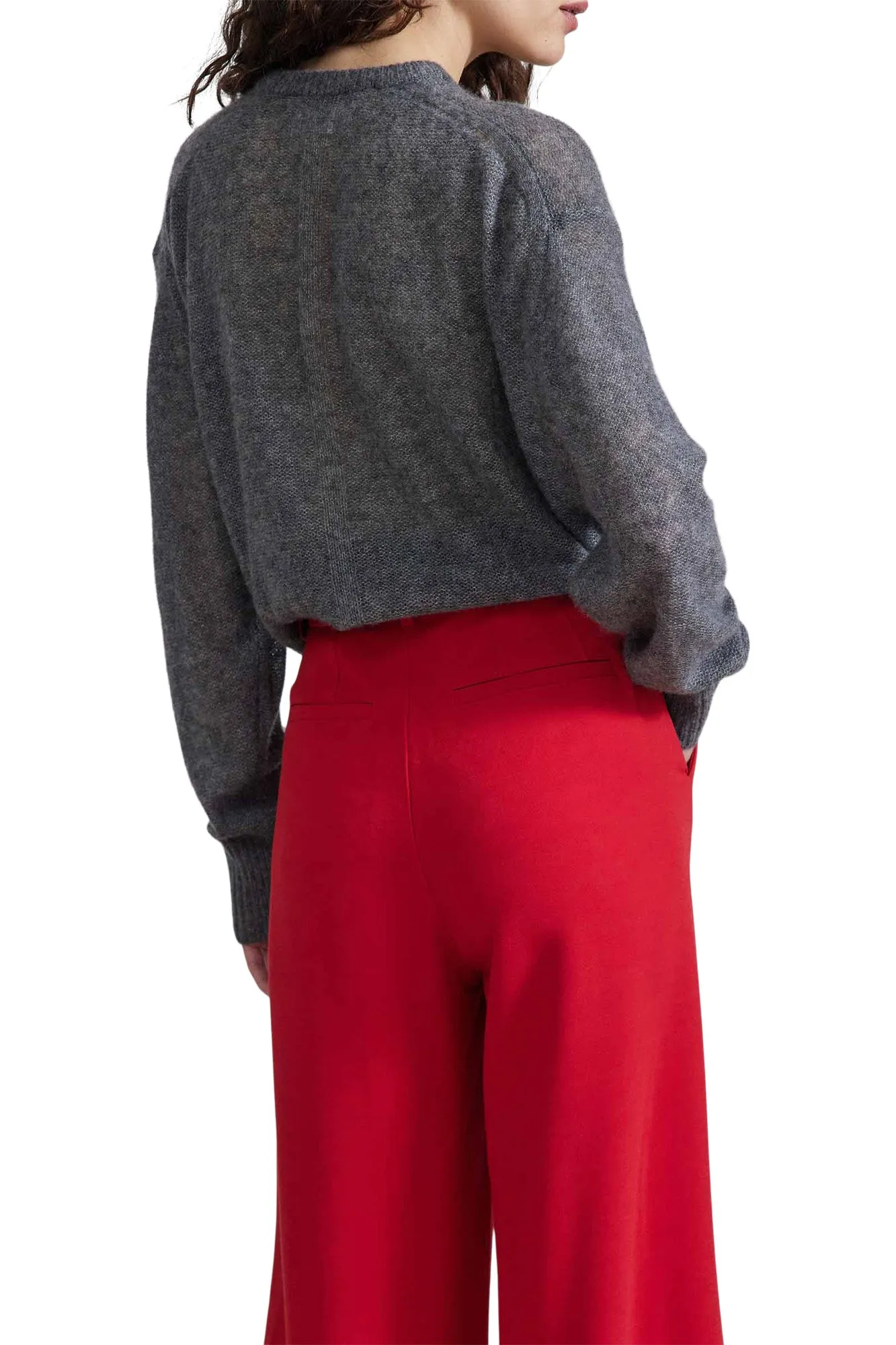 Apiece Apart Alba Trouser in Deep Red