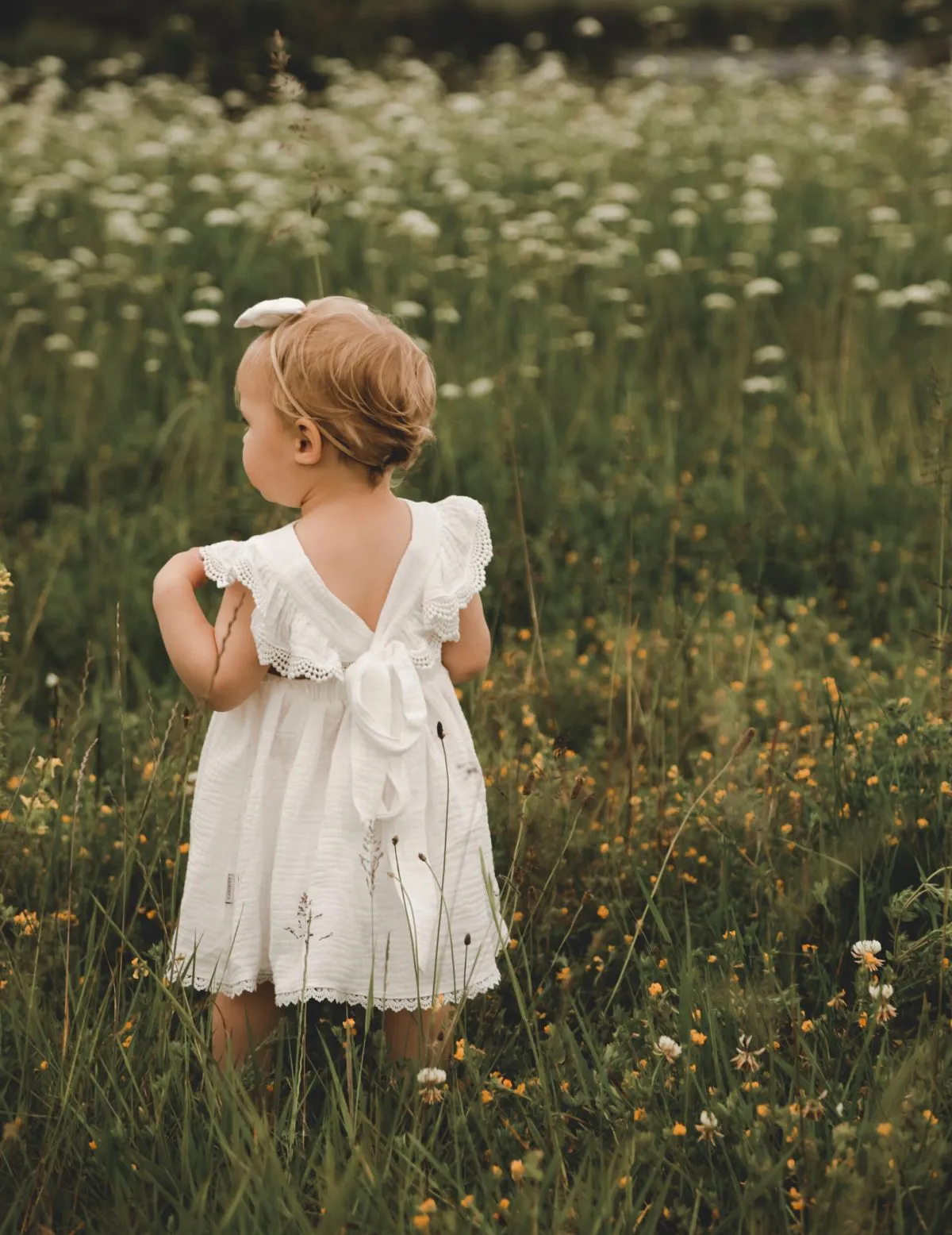 Ariella Pinafore Dress - Warm White