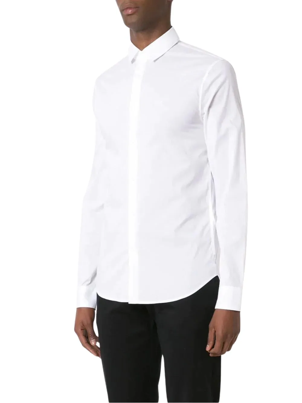 Armani Exchange Camicia Uomo 8nzc31 Zn28z Bianco