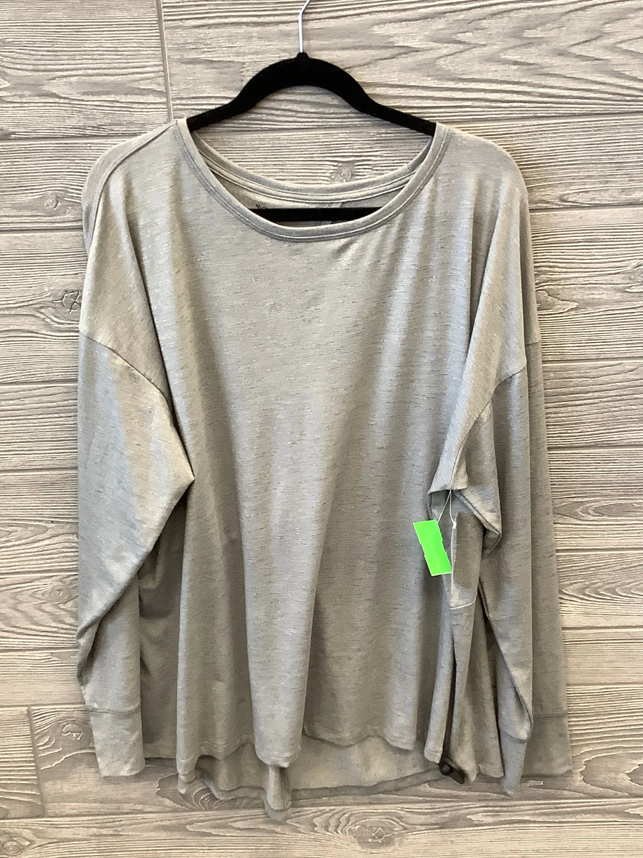 Athletic Top Long Sleeve Crewneck By Xersion  Size: 2x