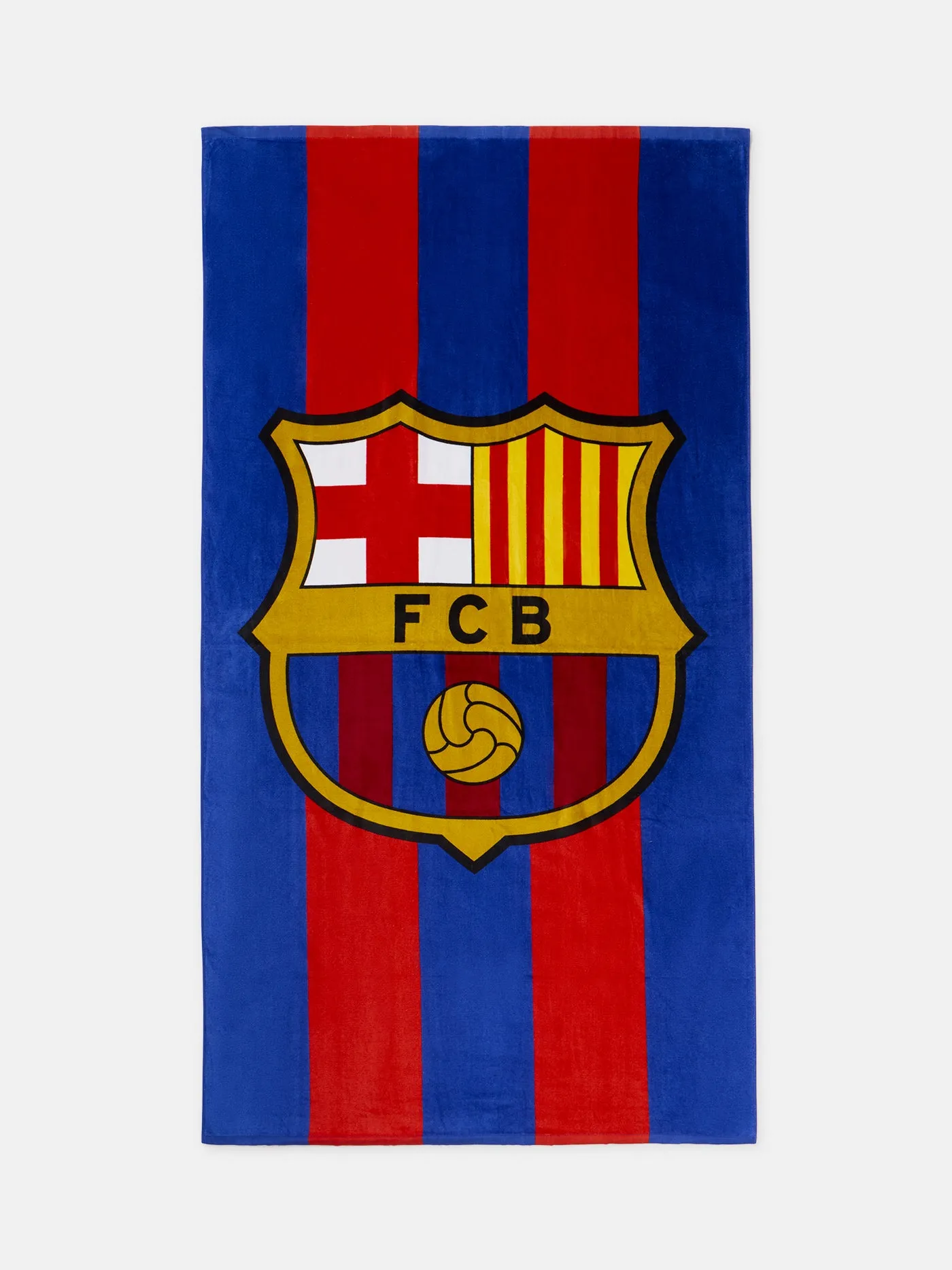 Beach towel blaugrana with shield