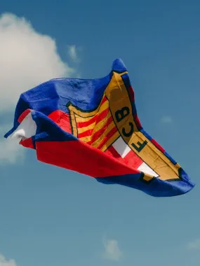 Beach towel blaugrana with shield