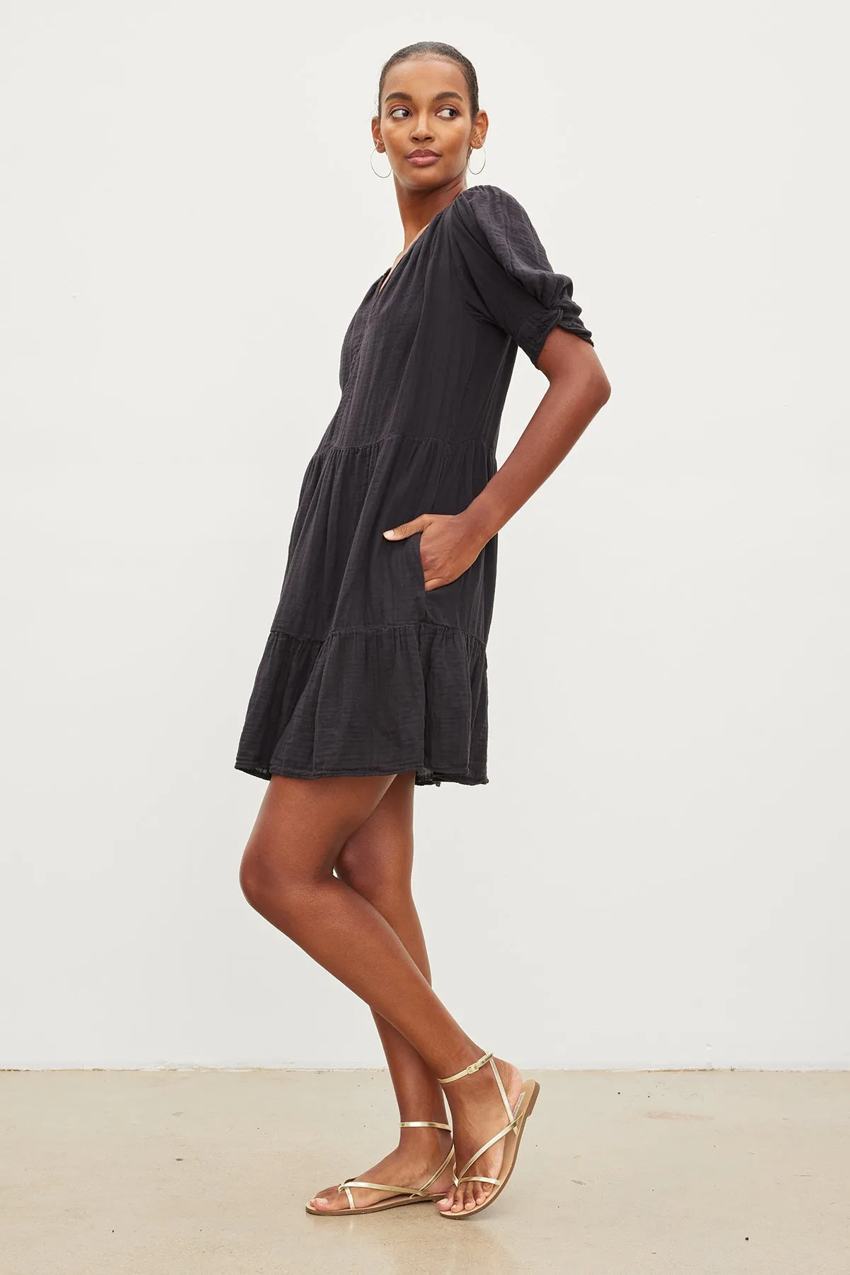 BELLA COTTON GAUZE DRESS