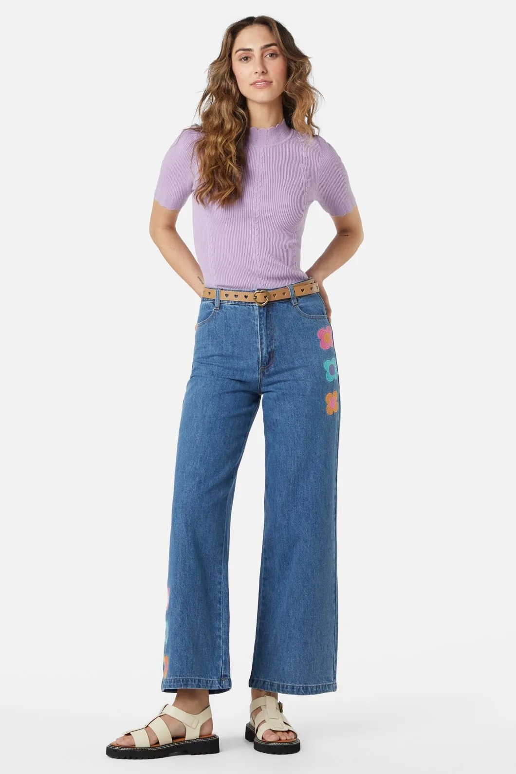 Betty Embroidered Jean