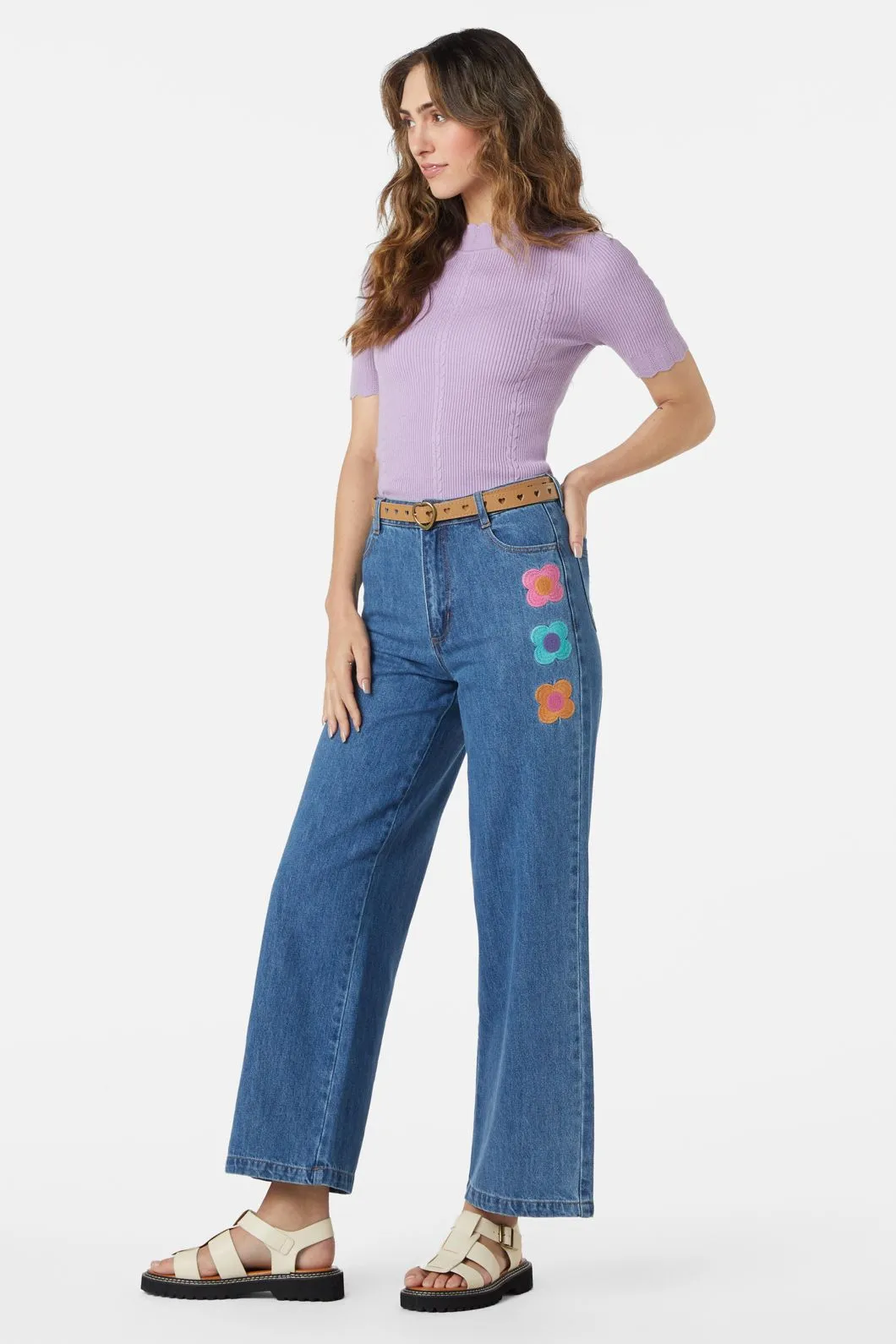 Betty Embroidered Jean