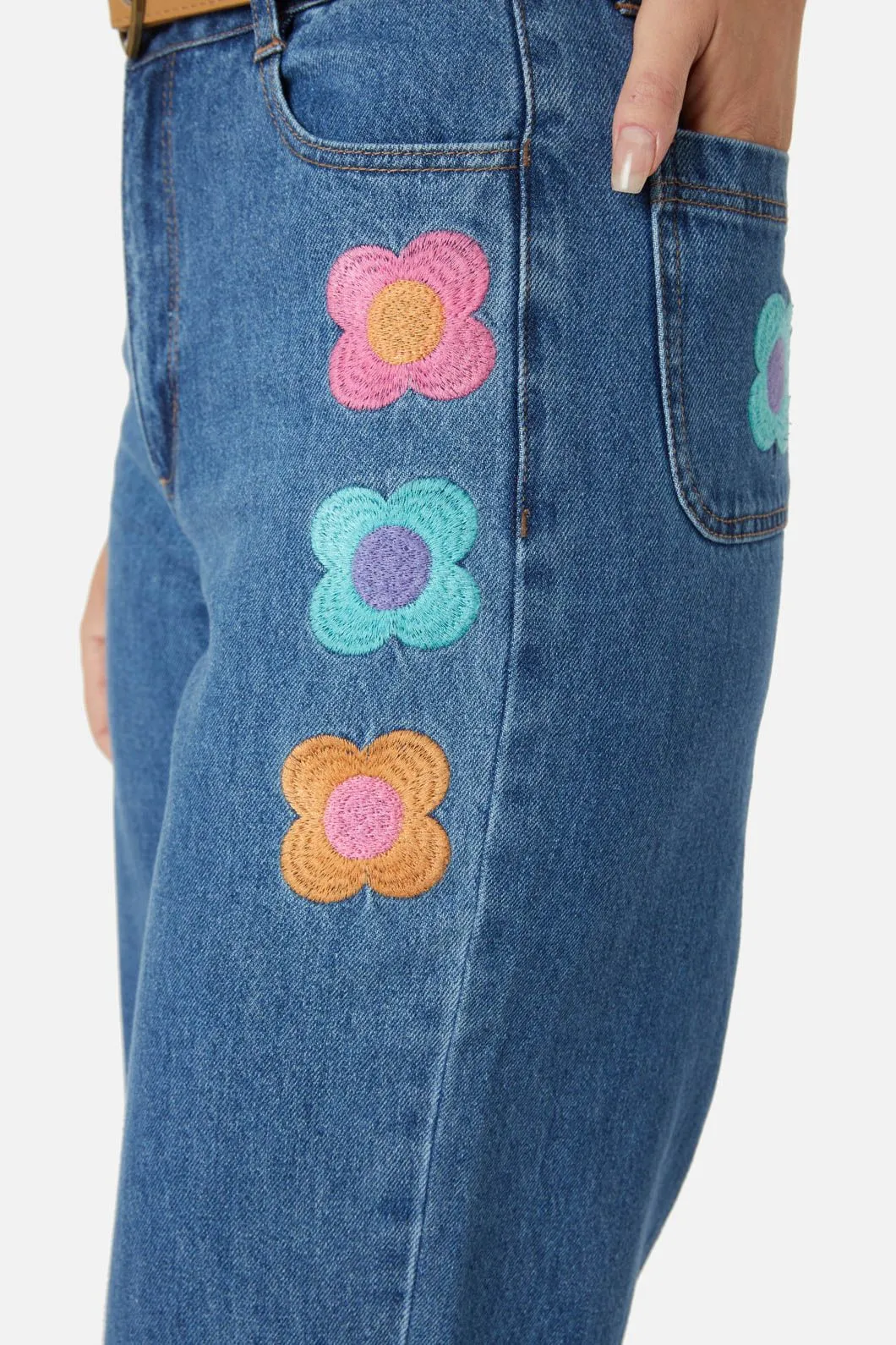 Betty Embroidered Jean