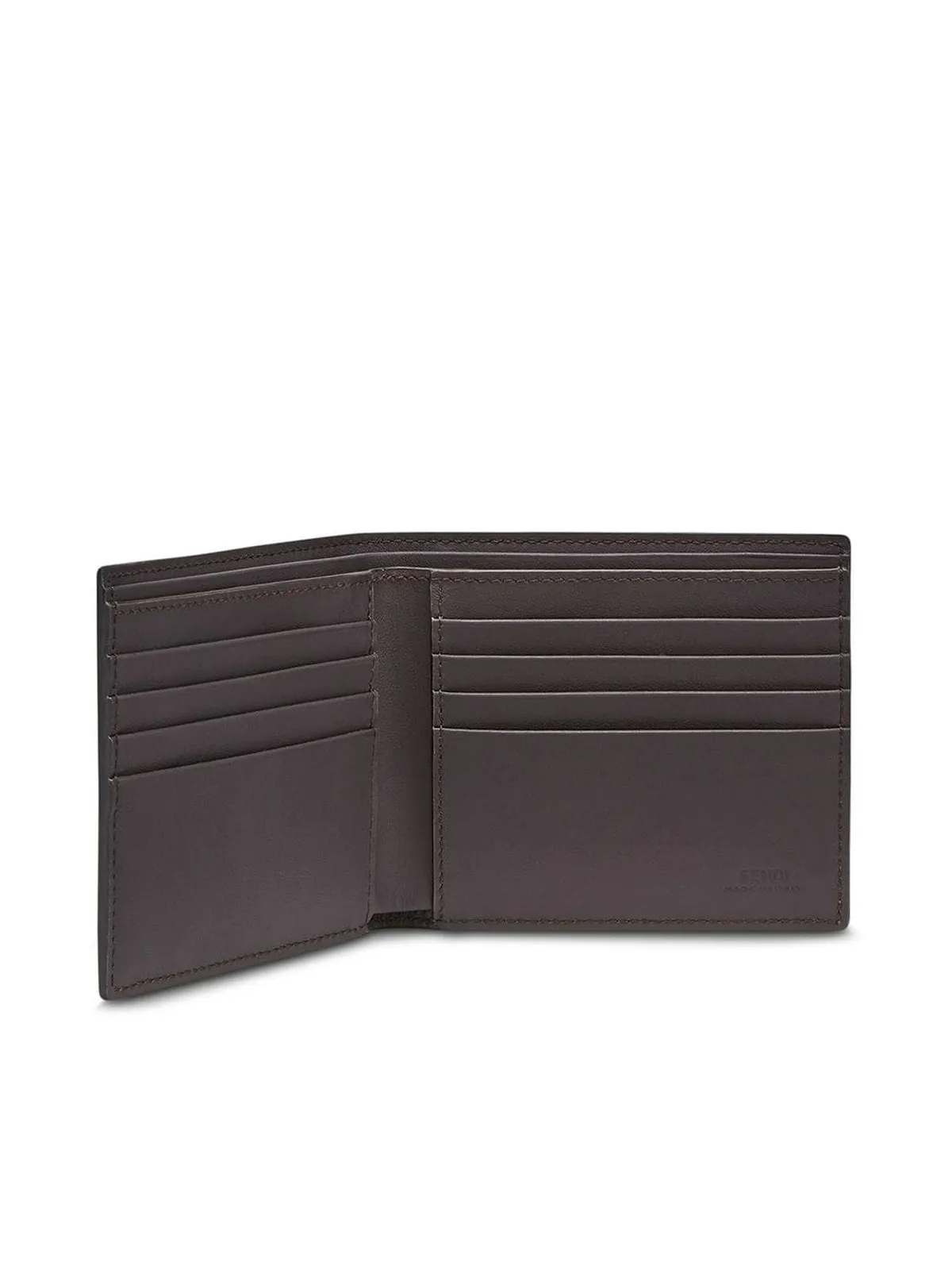 Bi-fold wallet with embossed logo