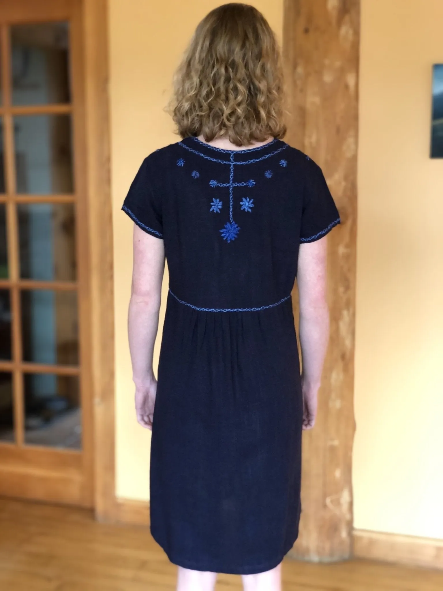 Bianca Navy Dress