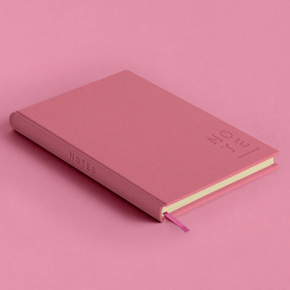 Blank Canvas Pink A5 Lined Notebook - P19G/H