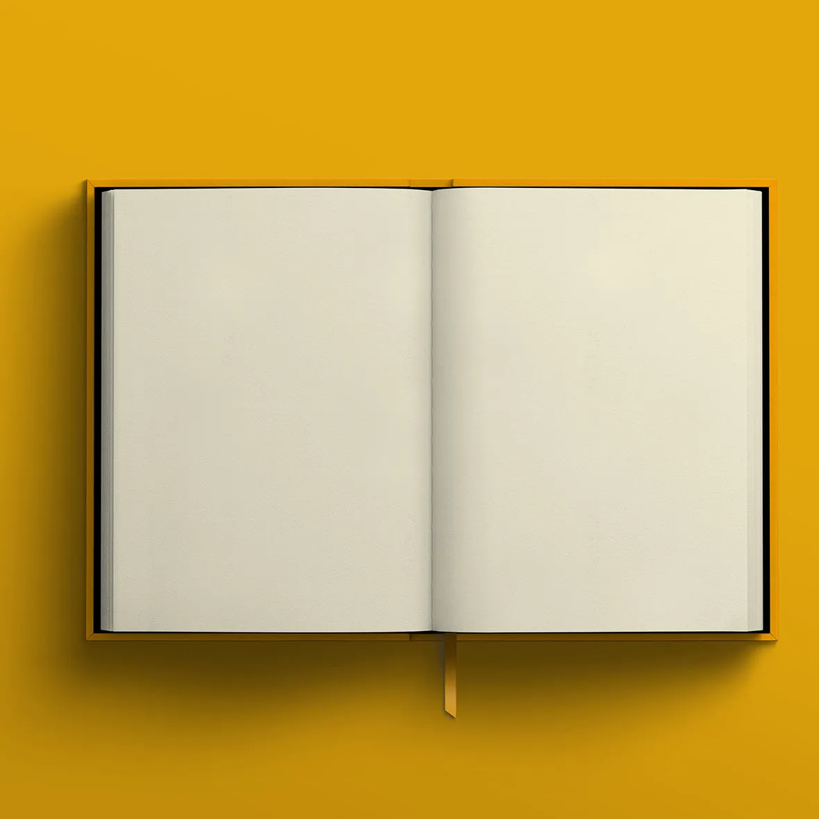 Blank Canvas Yellow A5 Plain Sketchbook - P22B