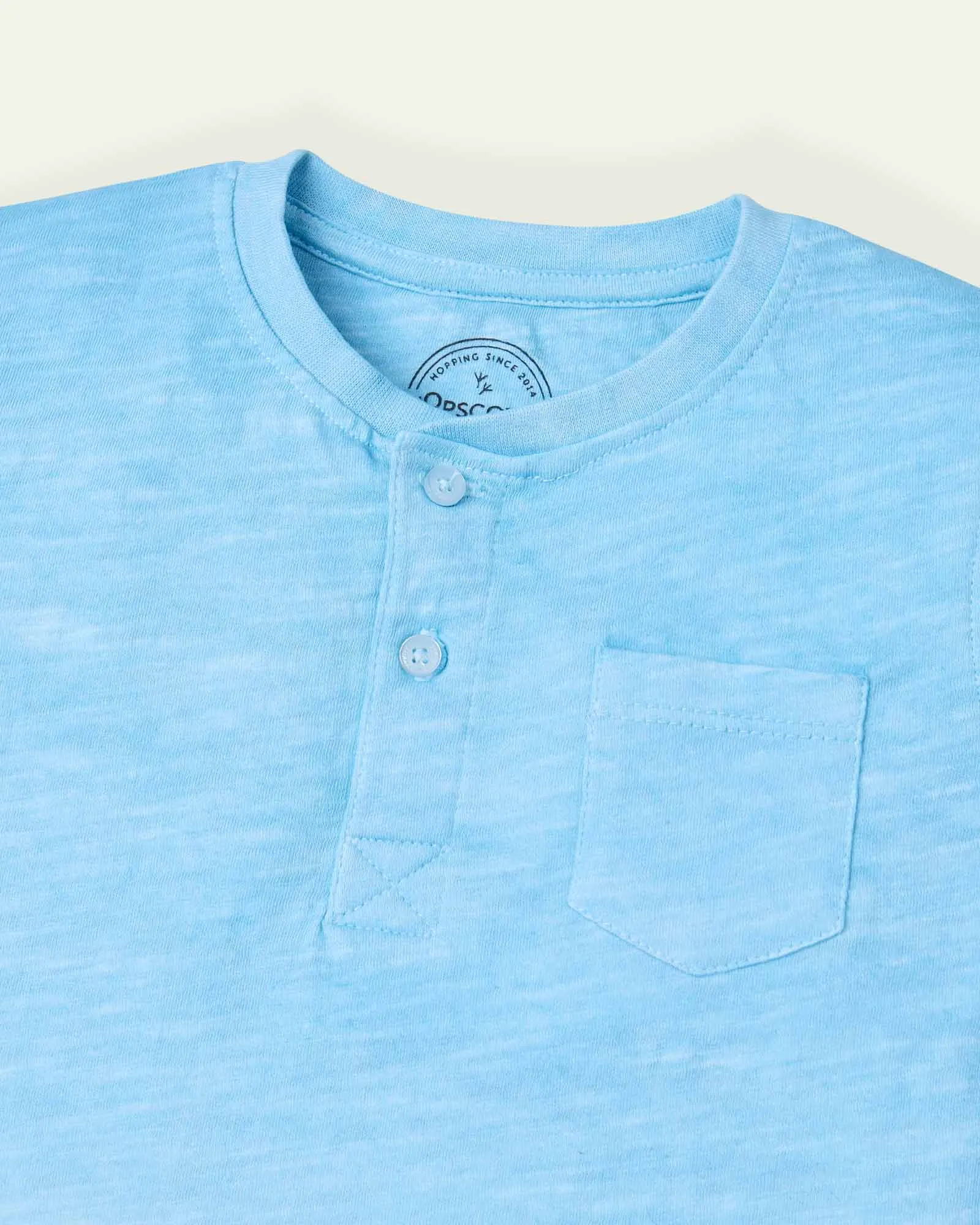 Blue Dip Dye Henley