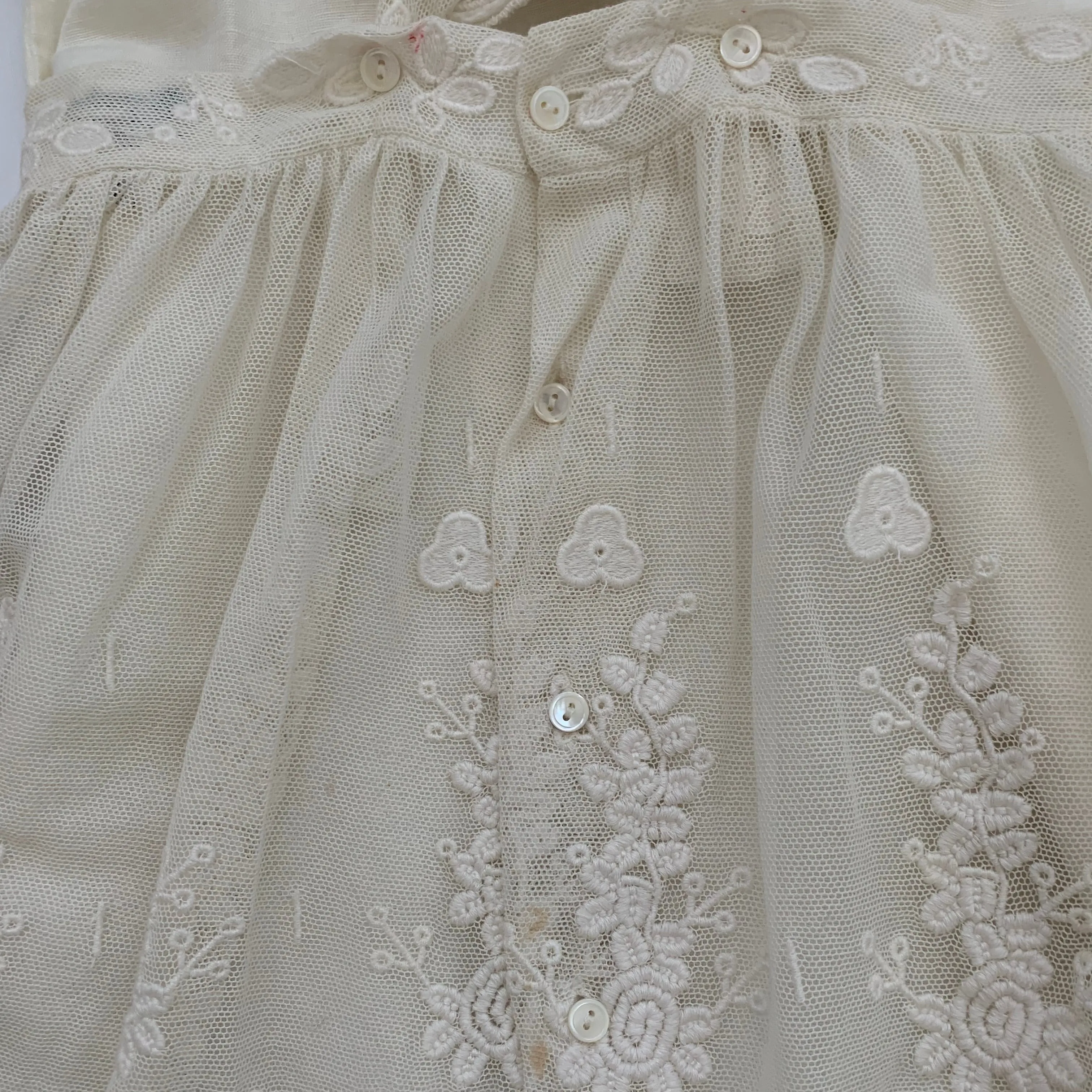 Bonpoint Cream Tulle Ceremony Dress: 3 Years