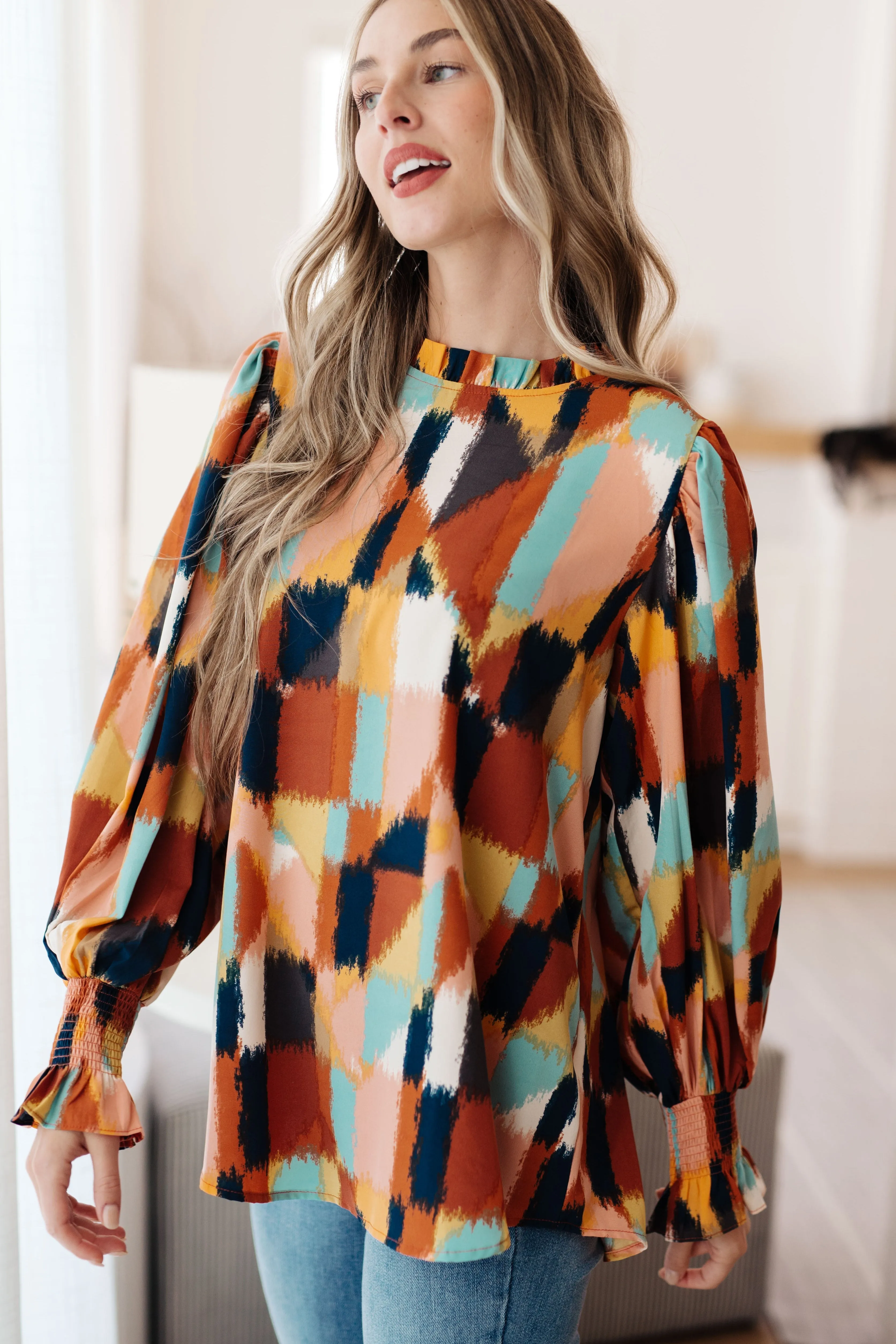 Cami Mod Print Blouse