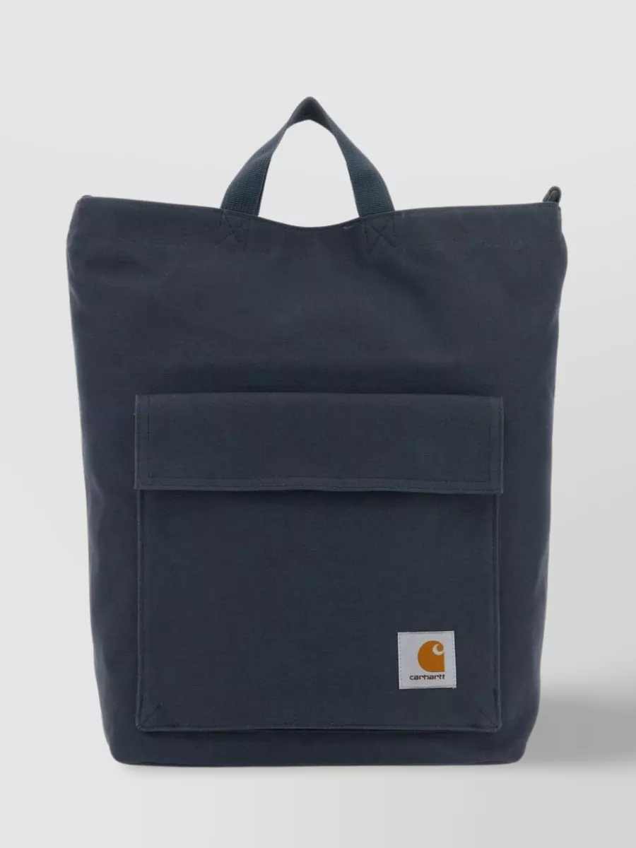 Carhartt Wip   Canvas dawn tote bag with front pocket