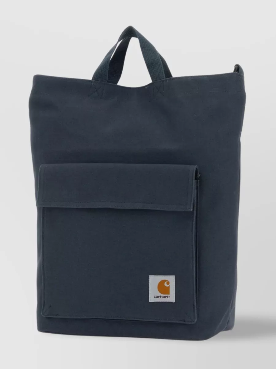 Carhartt Wip   Canvas dawn tote bag with front pocket