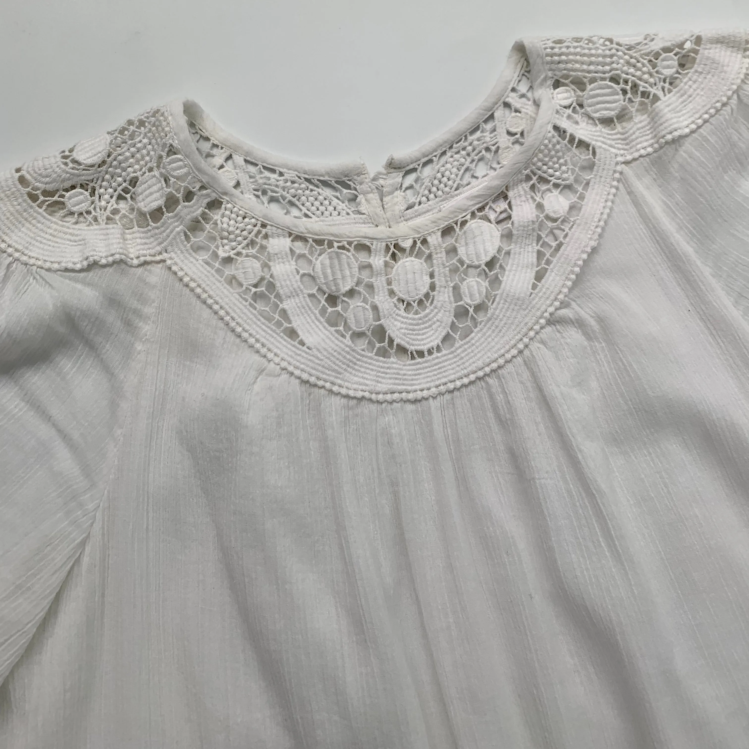 Chloé White Dress With Crochet: 10 Years