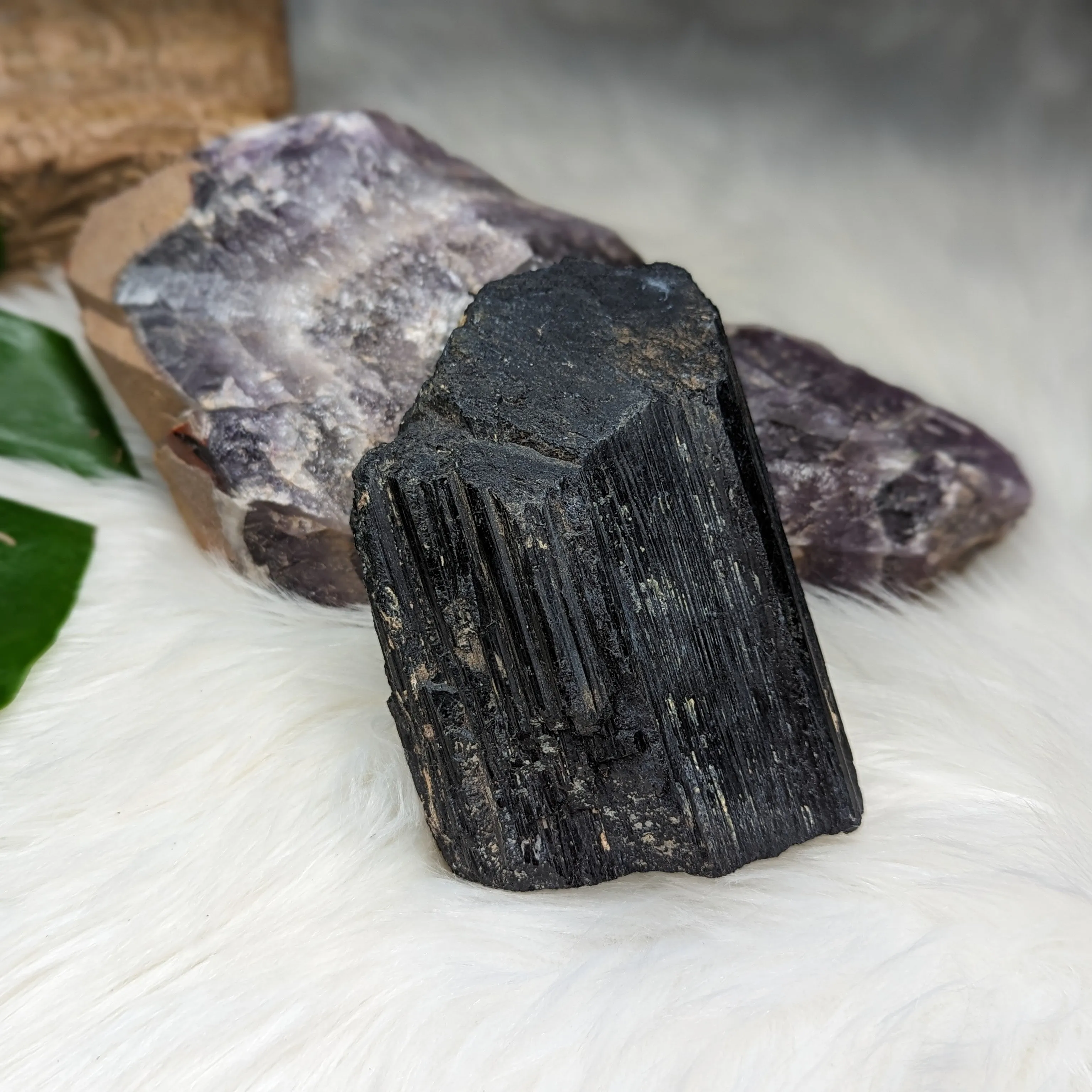 Chunky Black Tourmaline Natural Specimen ~ Large