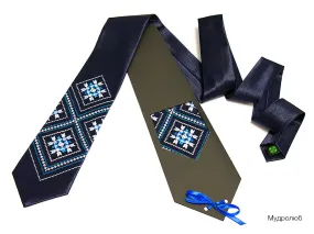 Embroidered Necktie