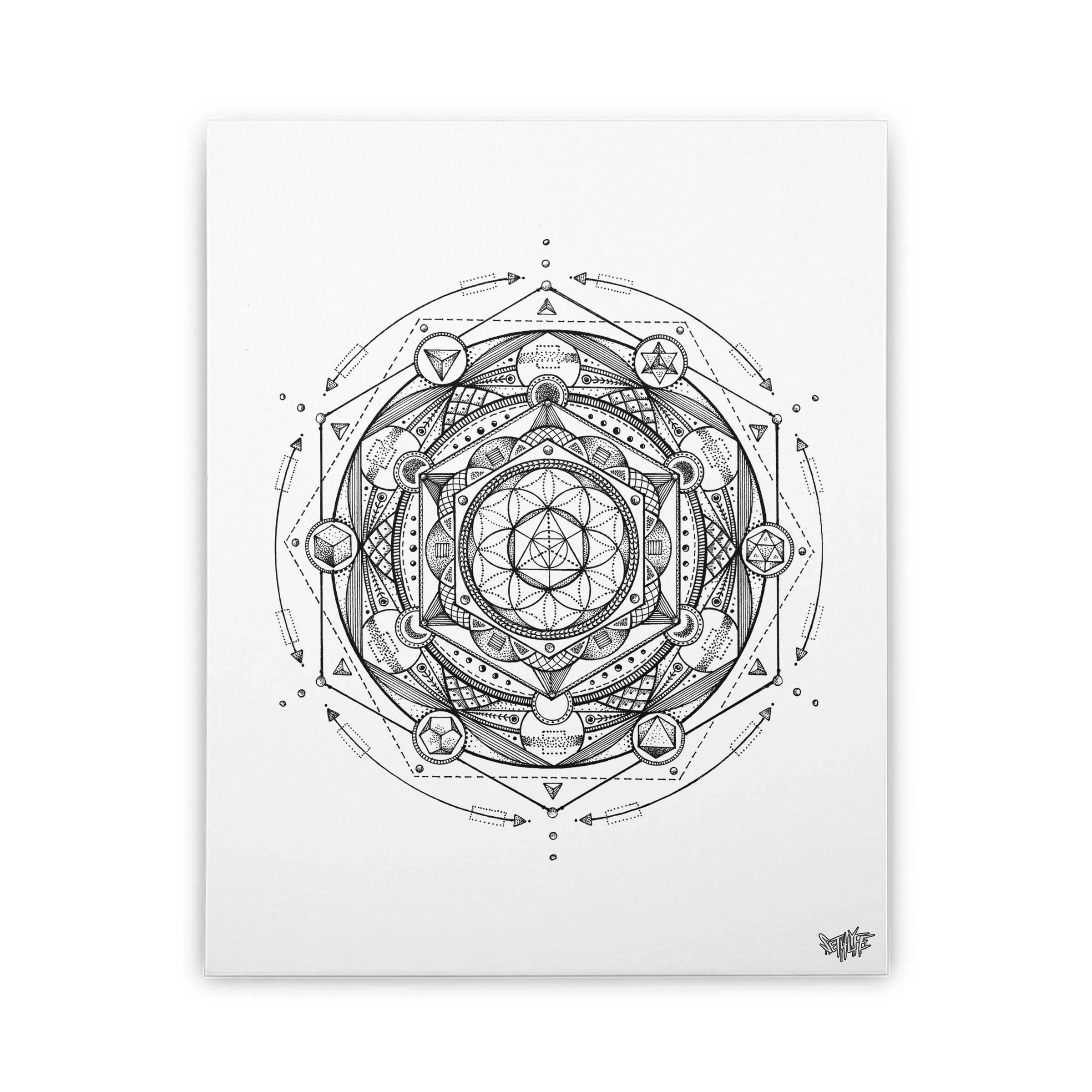 ESOTERIC LIGHT WALL CANVAS