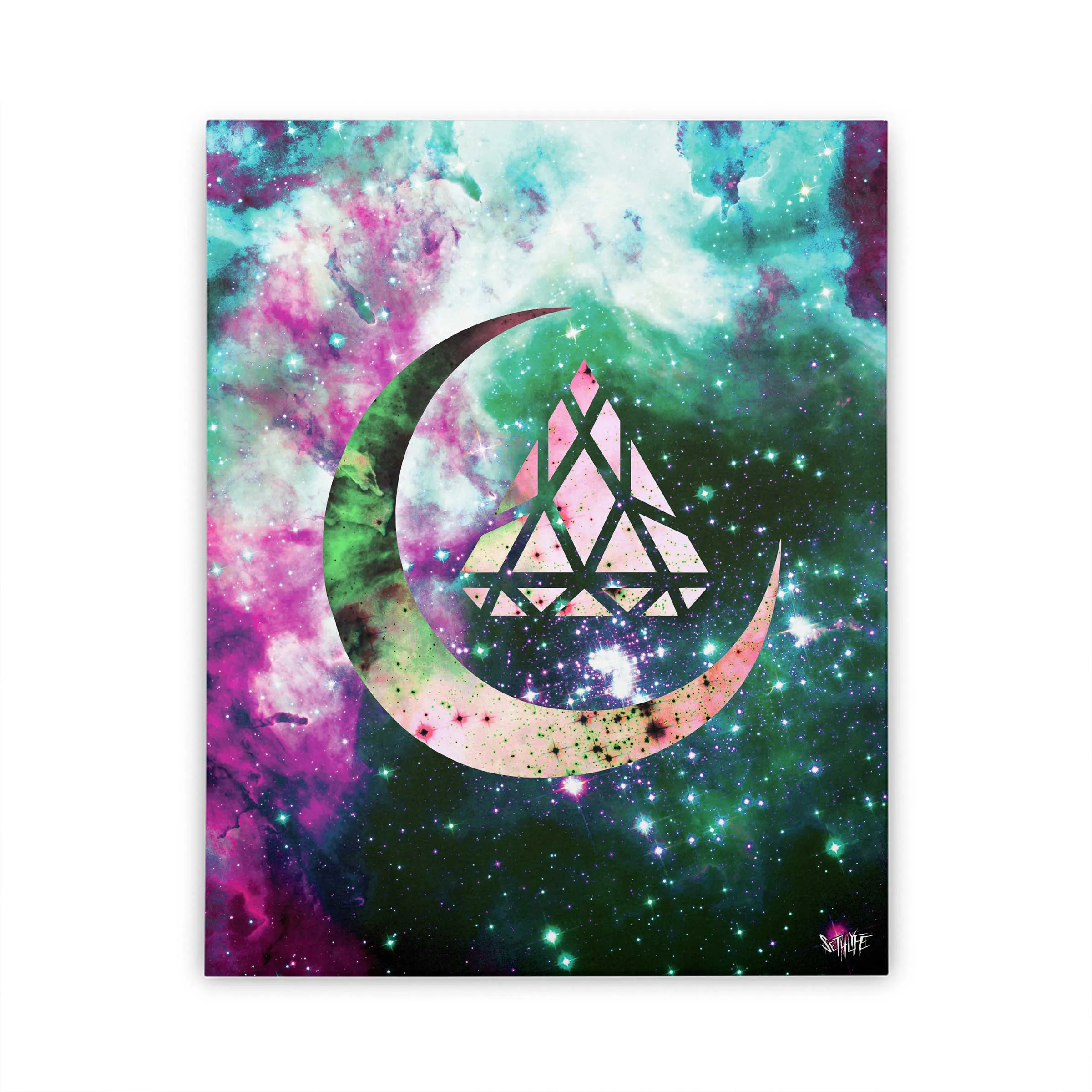 EXOTIC MOON WALL CANVAS