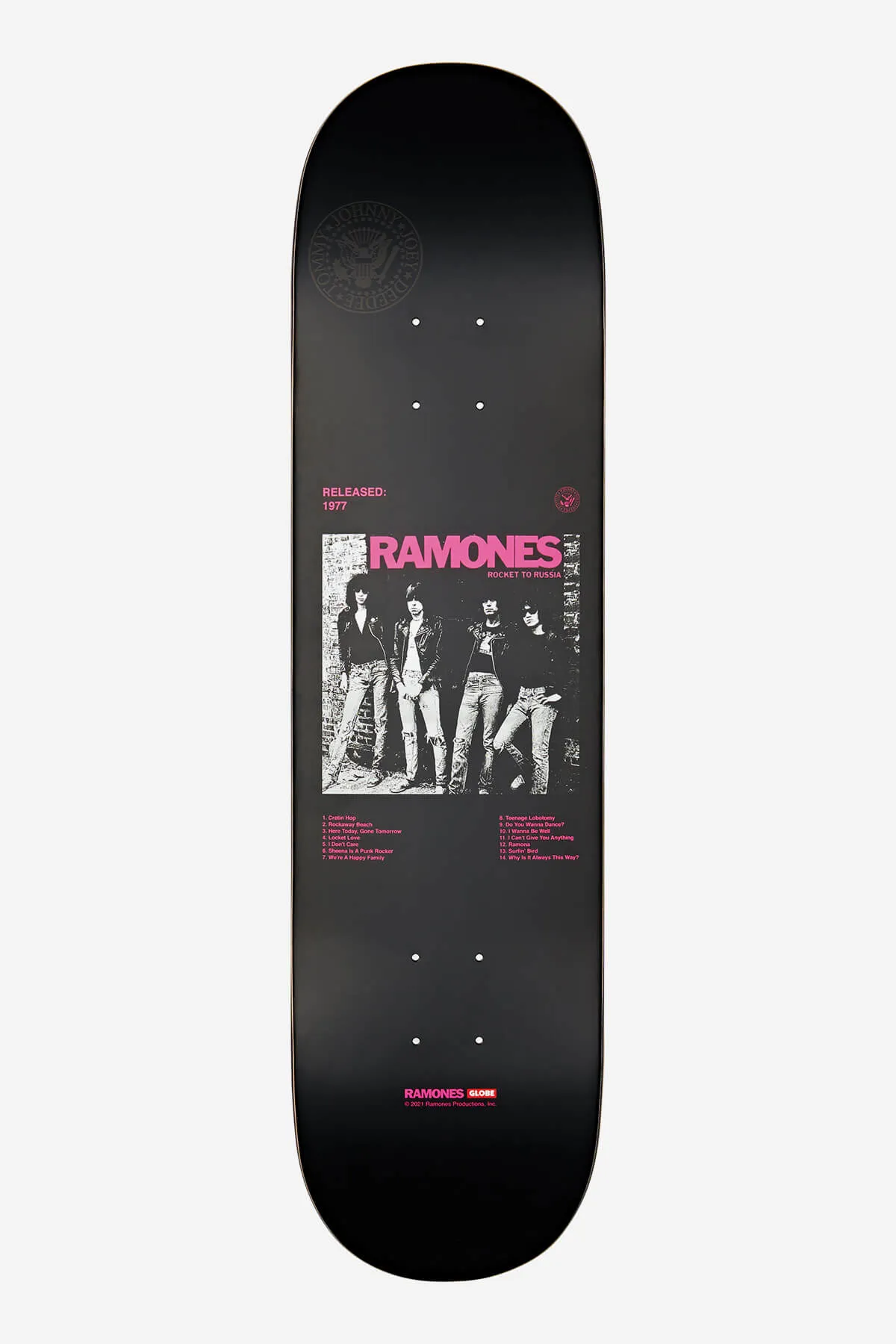 G2 Ramones - Rocket to Russia - 8.0 Skateboard Deck