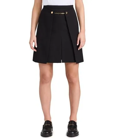 Ganni Light Twill Suiting Skirt Black 36