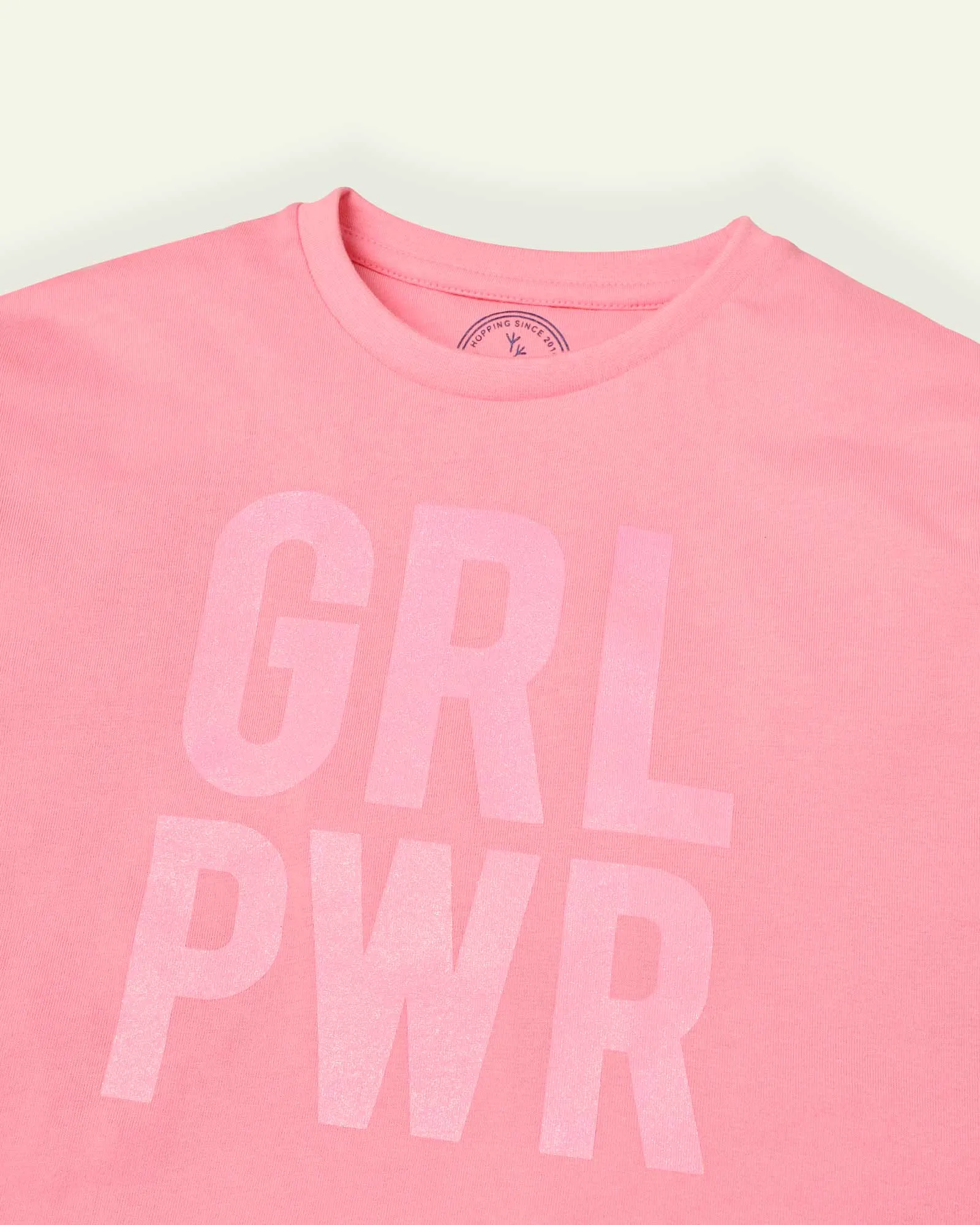 Girl Power Boxy Cropped T-Shirt