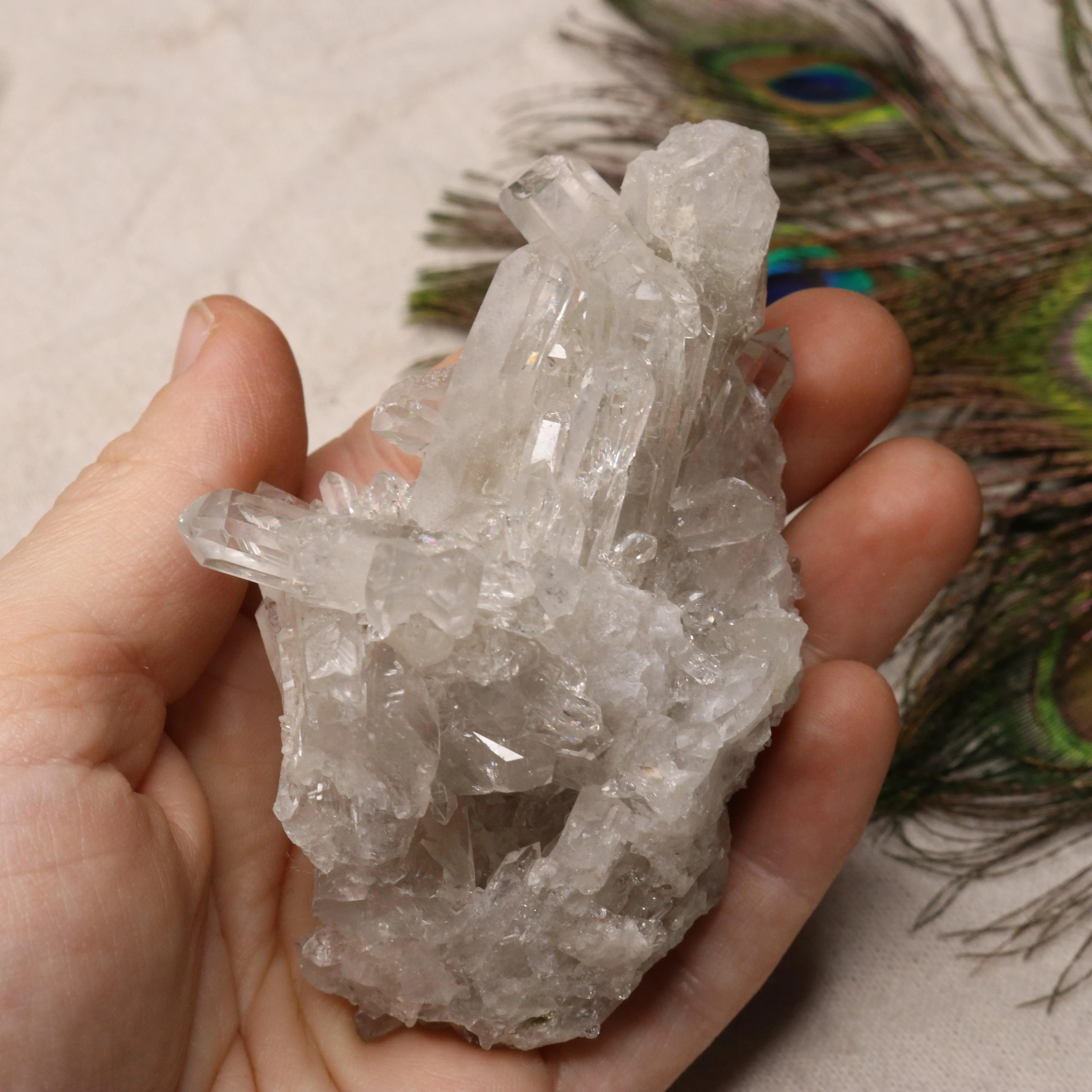 Grade A Lithium Quartz Cluster Self Healed from Brazil~ Specimen #2