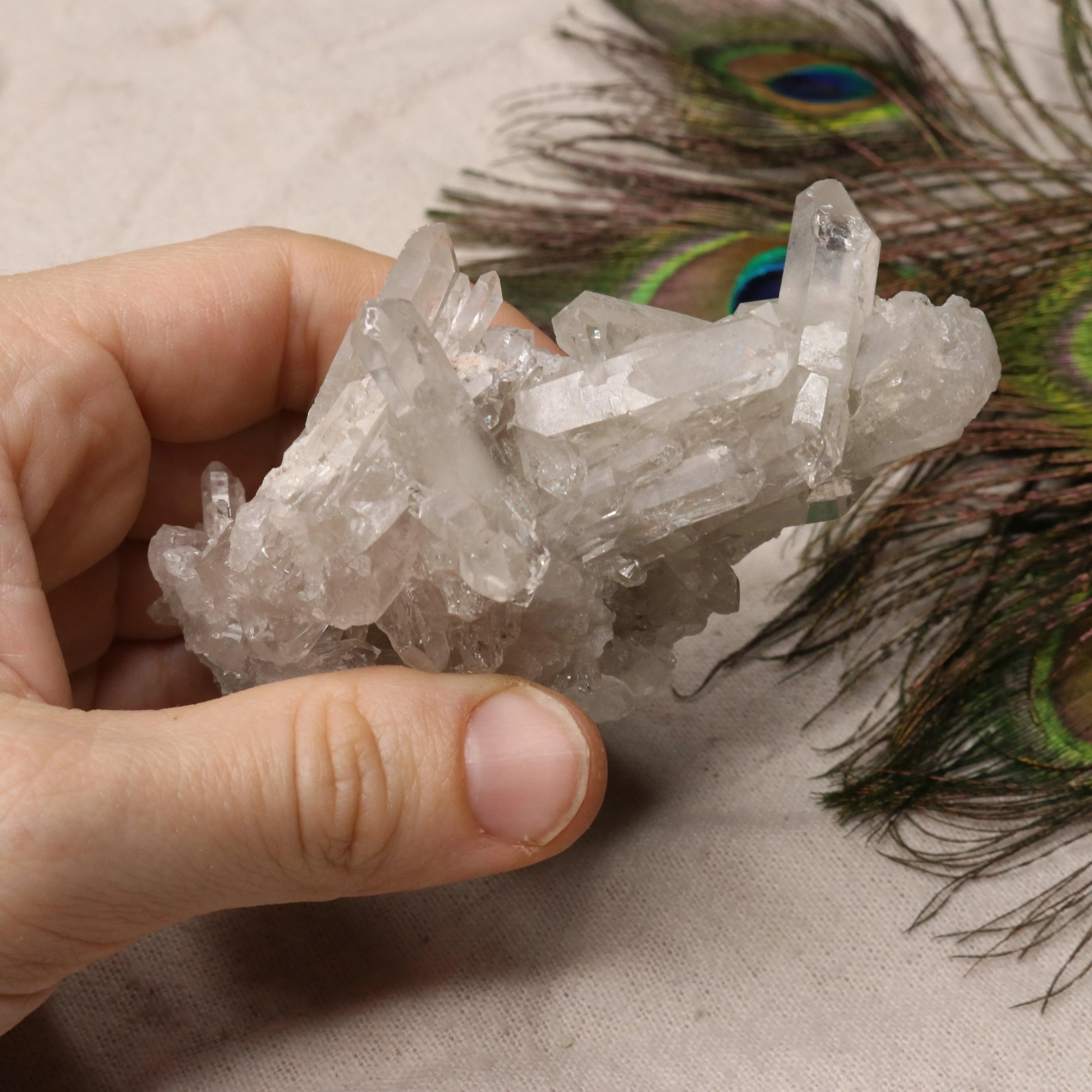 Grade A Lithium Quartz Cluster Self Healed from Brazil~ Specimen #2