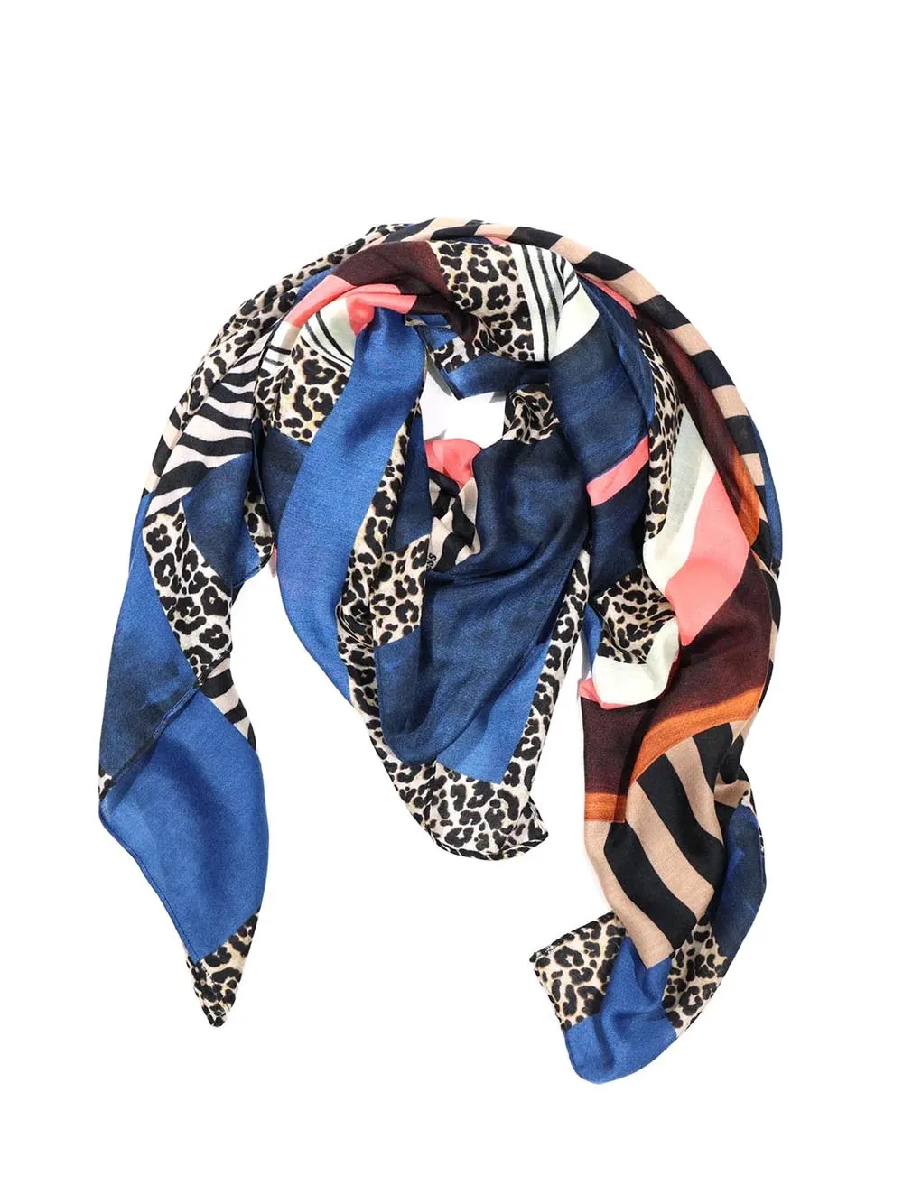 Guess Foulard Donna Aw9990 Pol03 Blu multi