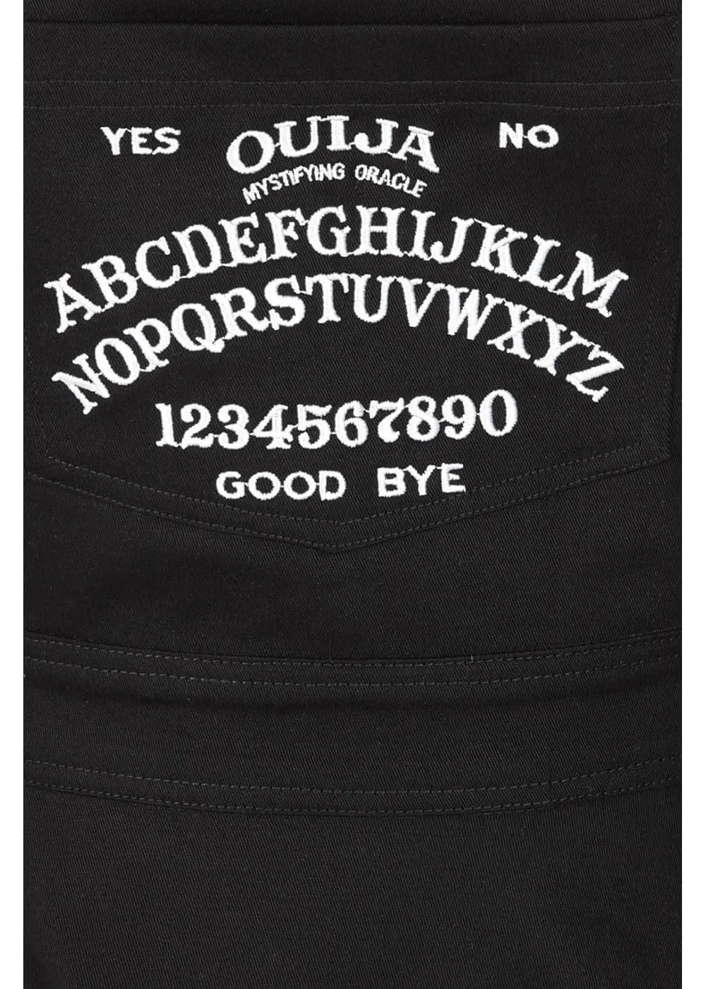 Hell Bunny Samara Ouija 60's Pinafore Dress Black