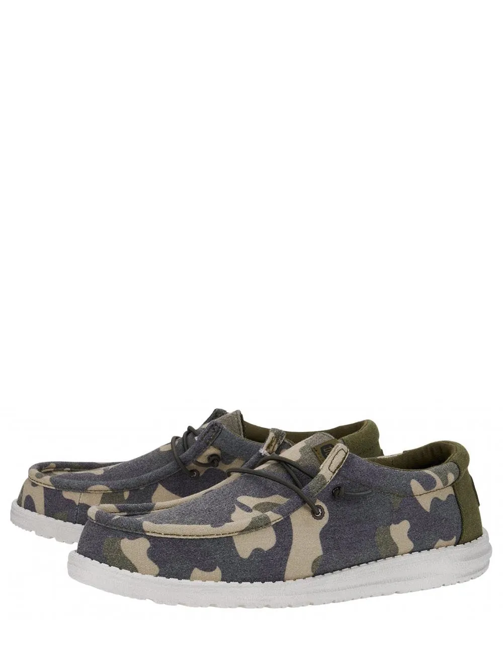 Hey Dude Mocassino Uomo Wally Washed Camo Mimeetico