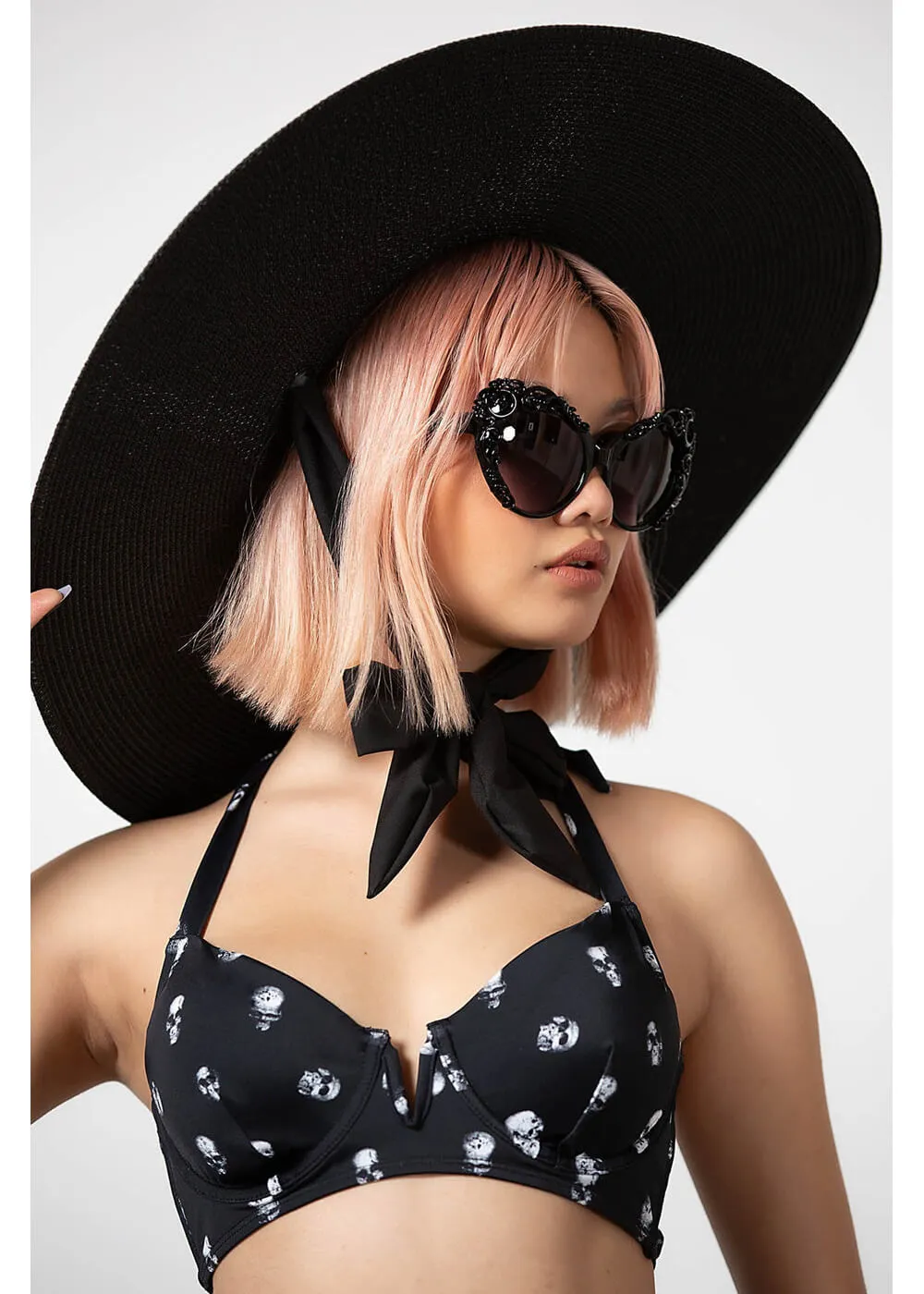 Killstar Beyond The Veil Sunhat Black