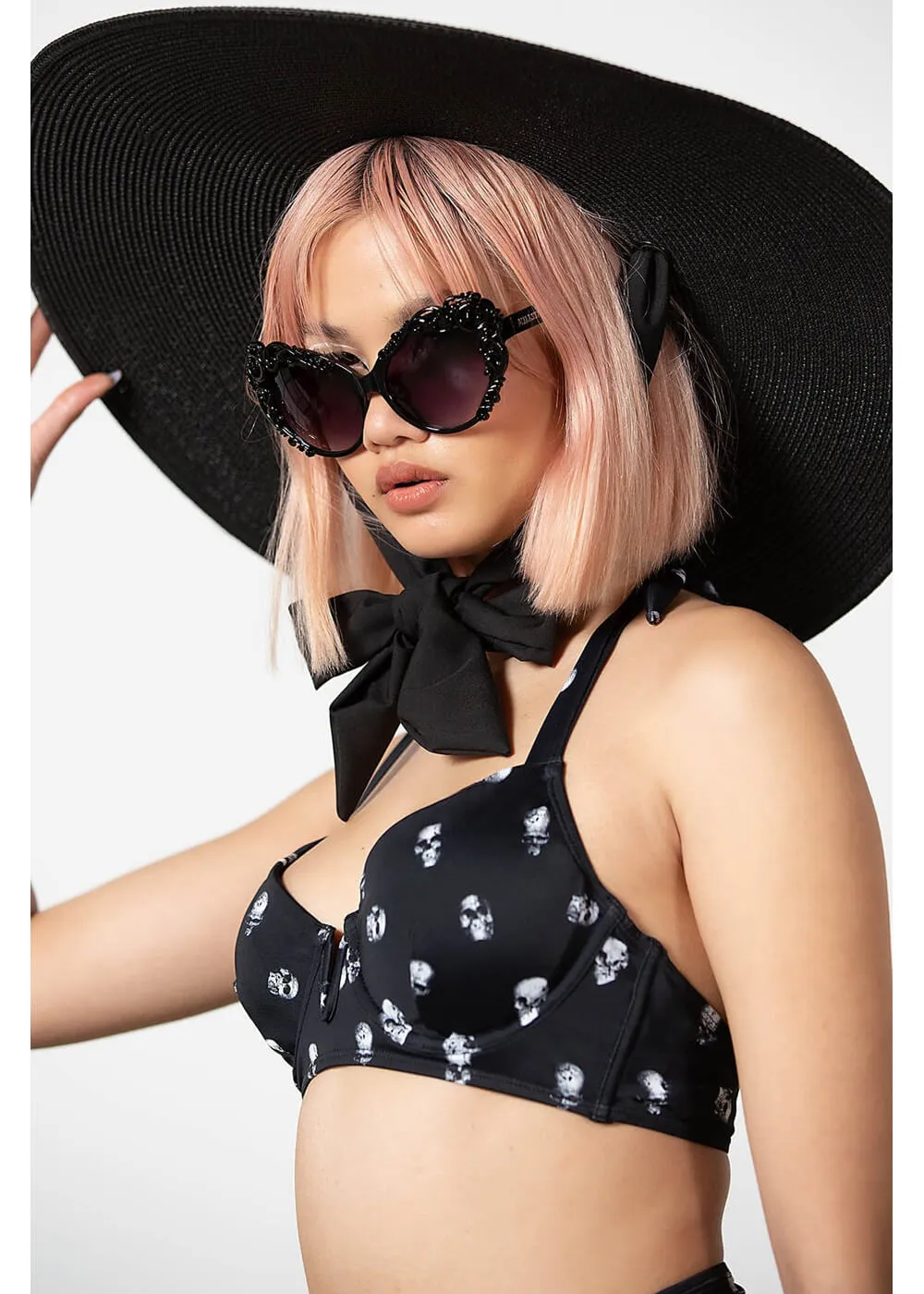 Killstar Beyond The Veil Sunhat Black