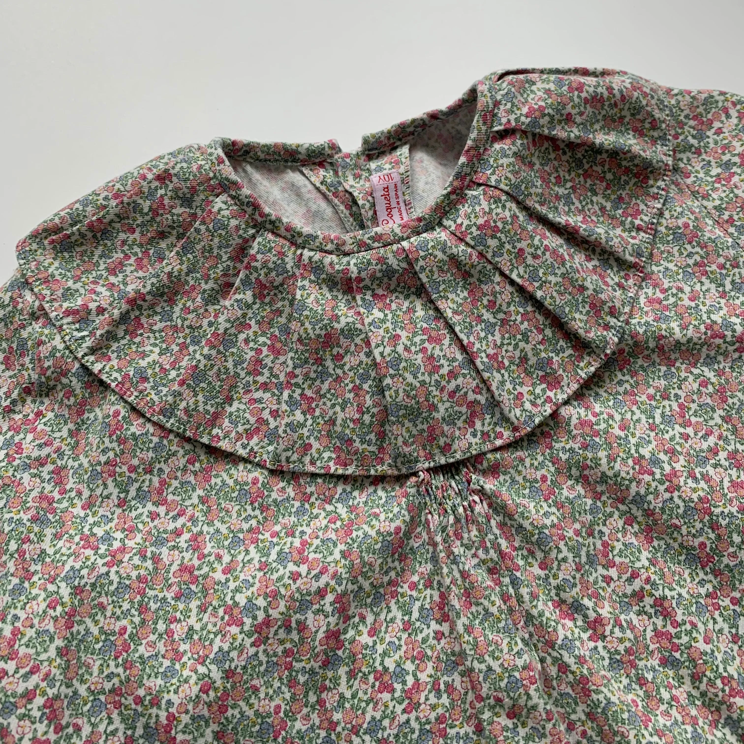 La Coqueta Liberty Print Blouse With Frill Collar: 10 Years