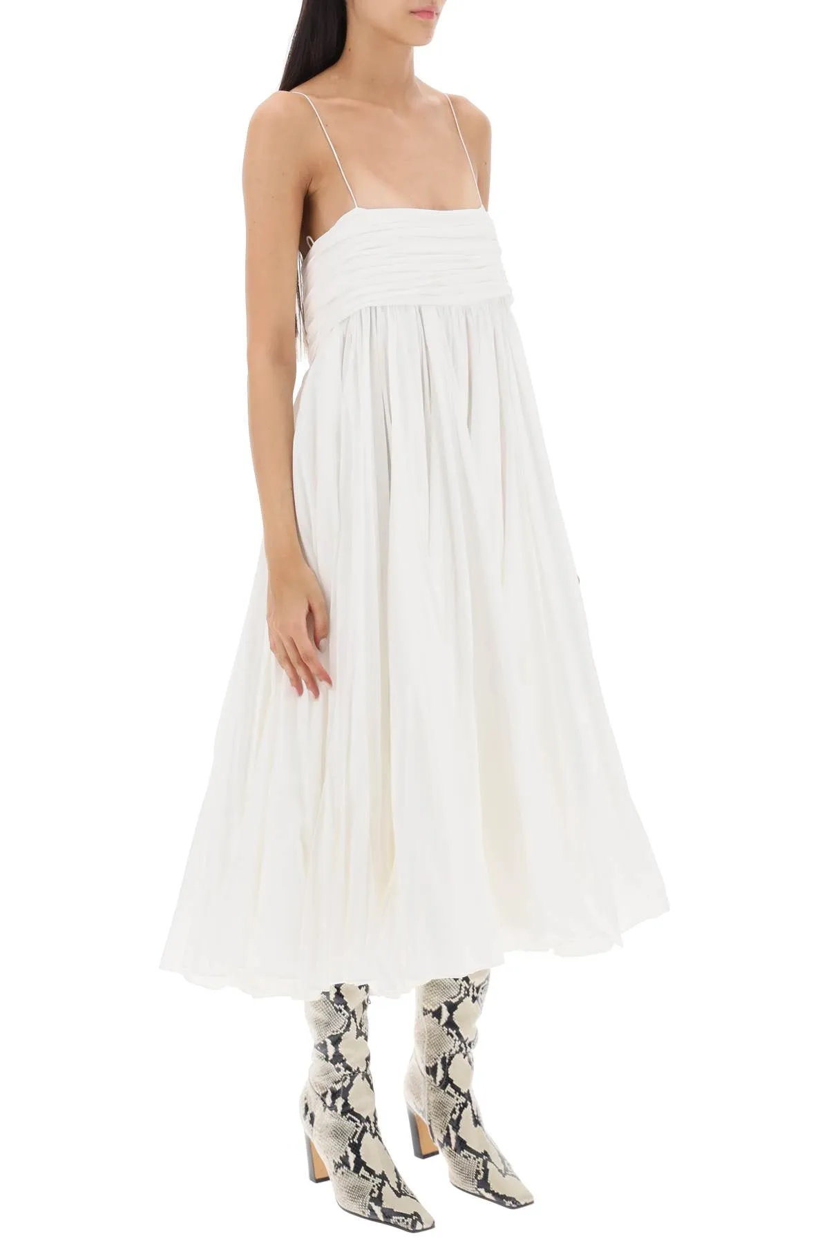 Lally Cotton Midi Dress