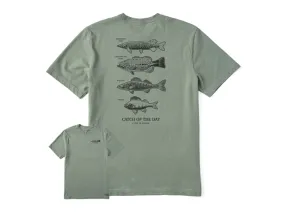 Life is Good Men's Crusher Tee - Fineline Freshwater Catch of the Day