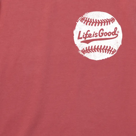 Life is Good Men's Crusher Tee - LIG Rustic Baseball