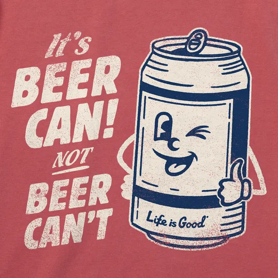 Life is Good Men's Crusher Tee - Matchbook Beer Can