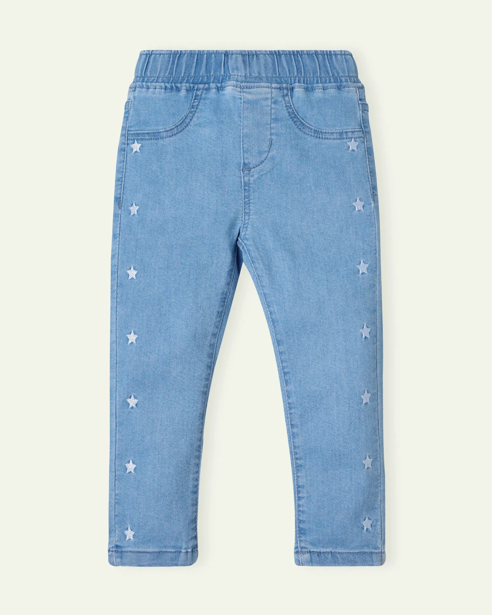 Lightwash Star Jeggings