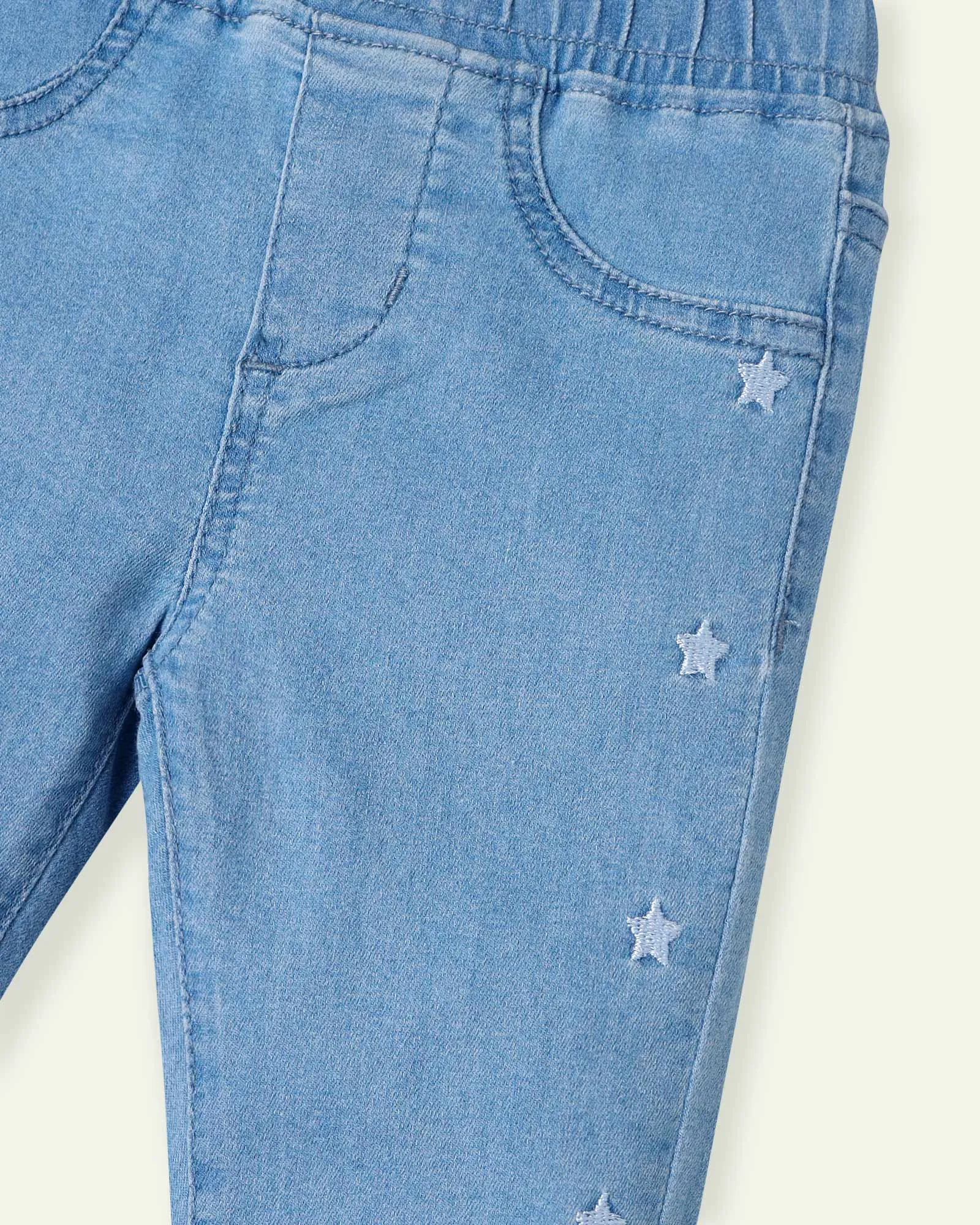 Lightwash Star Jeggings