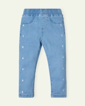 Lightwash Star Jeggings